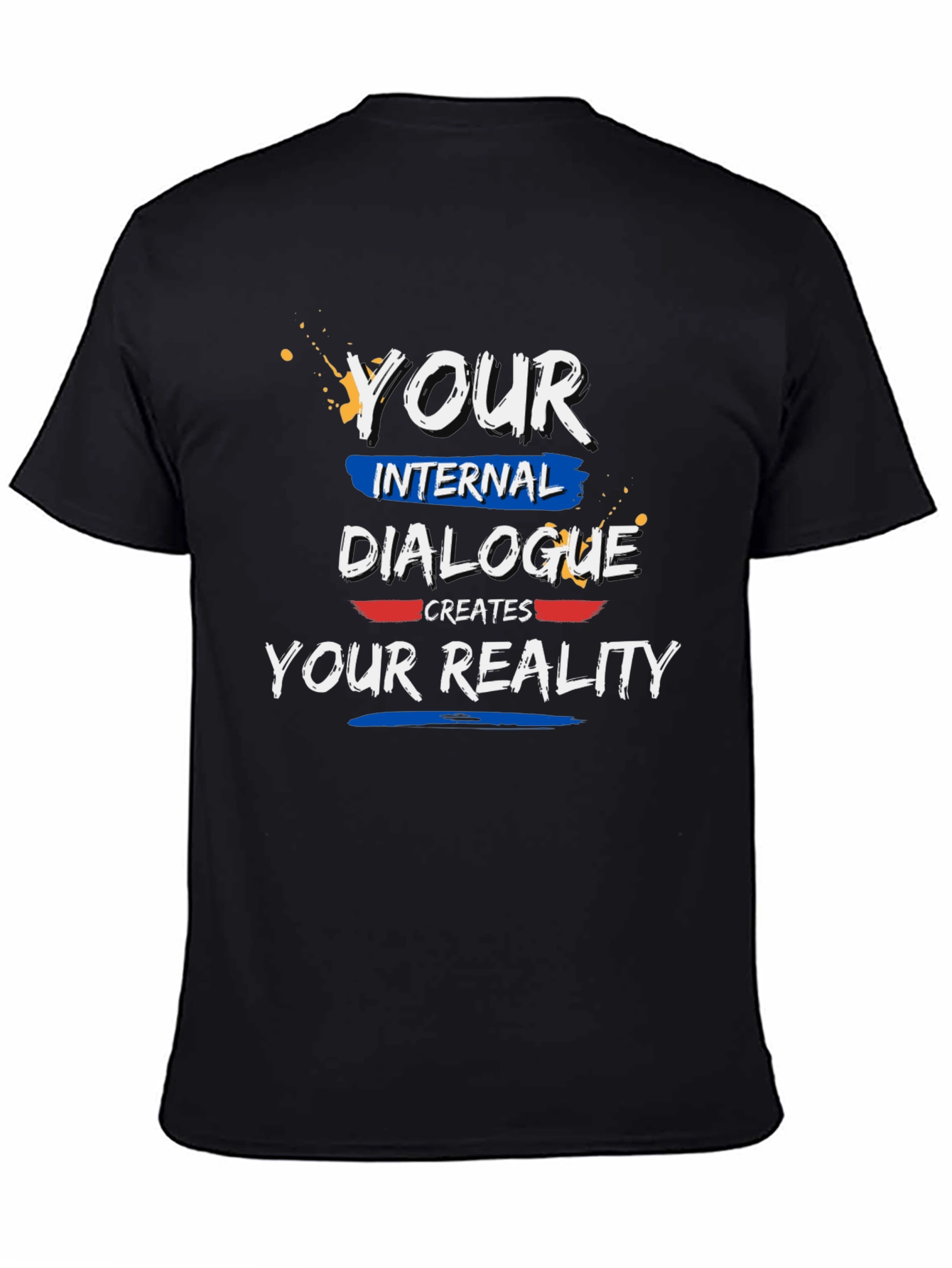 Black Dialogue Creates Reality Graphic Tee view 4