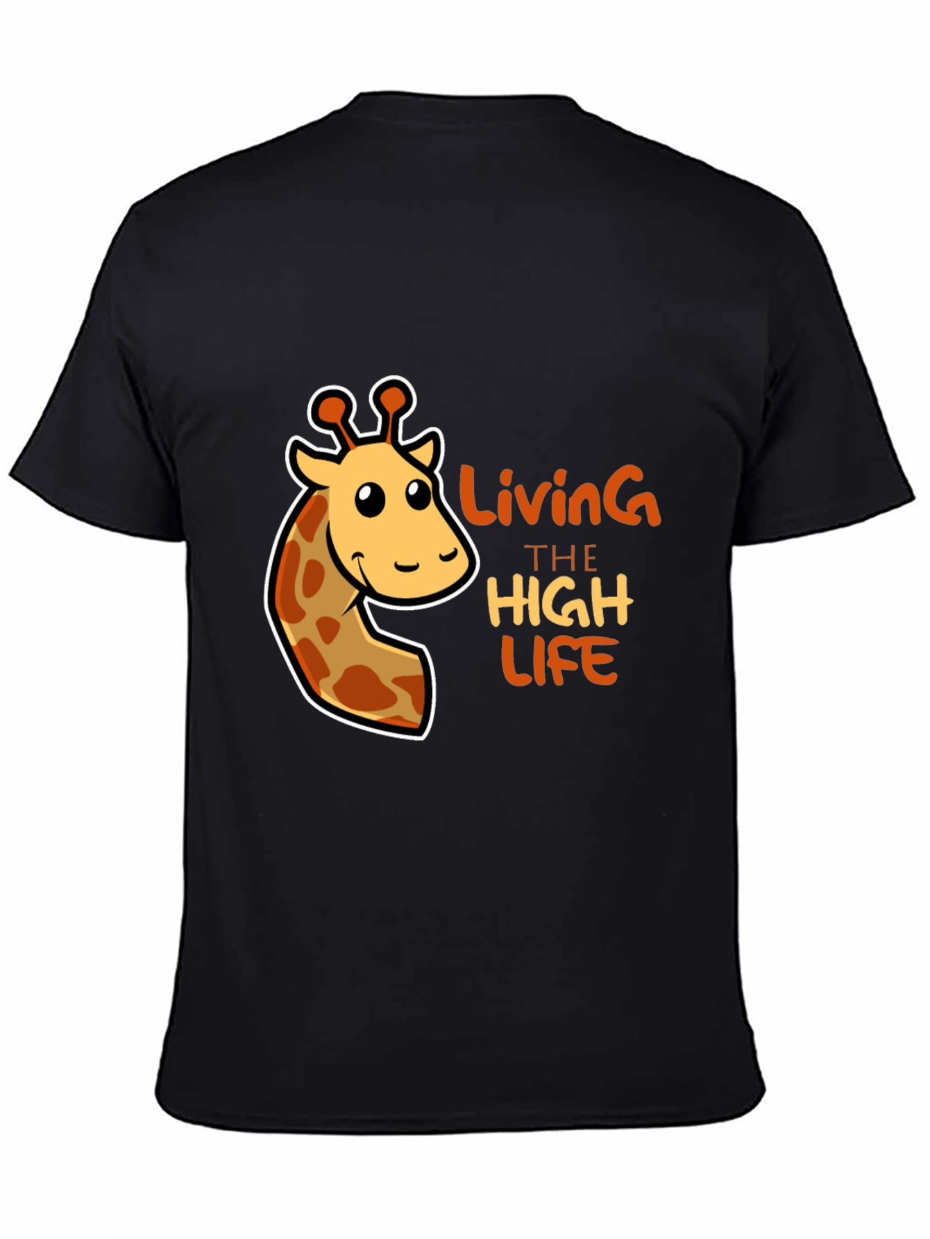 Black Giraffe High Life T-Shirt view 4