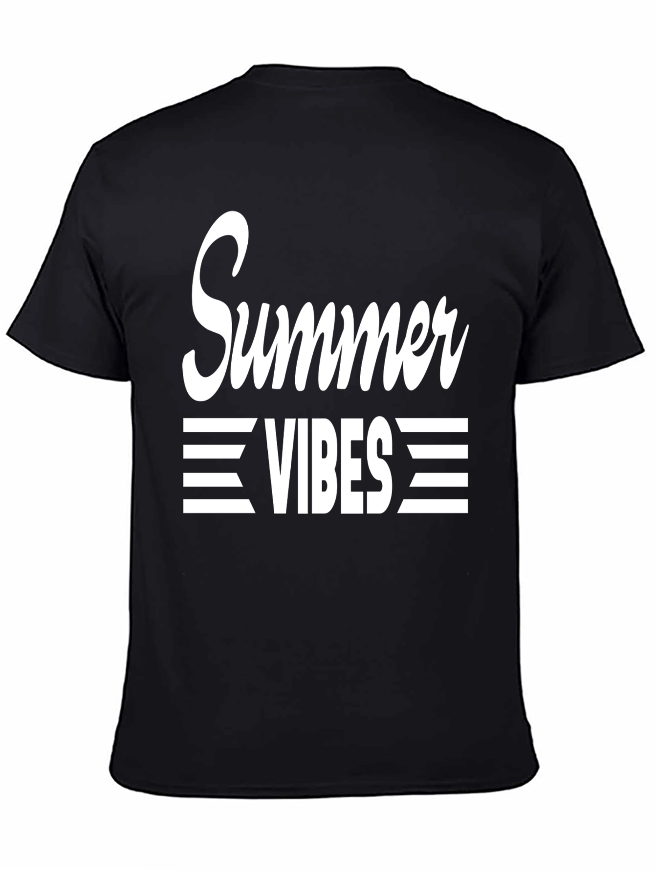Black Summer Vibes Graphic Tee view 4