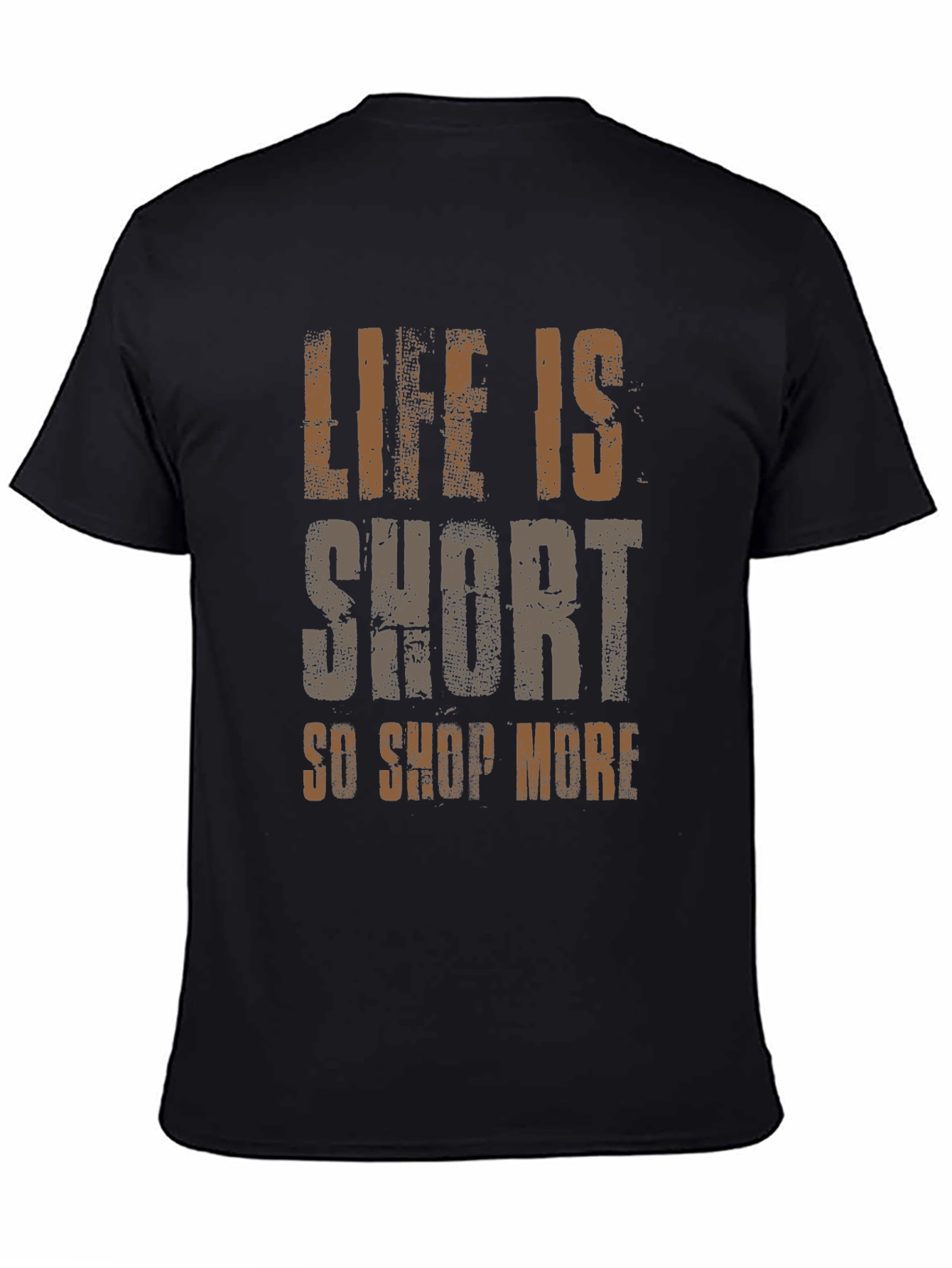 Black Life Is Short, Shop More Graphic Tee view 4