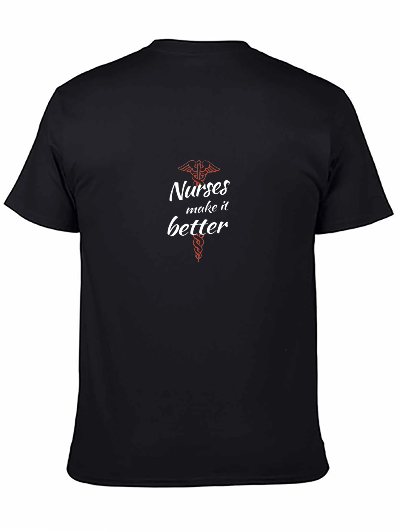 Black Nurses Make it Better T-Shirt - Black view 4