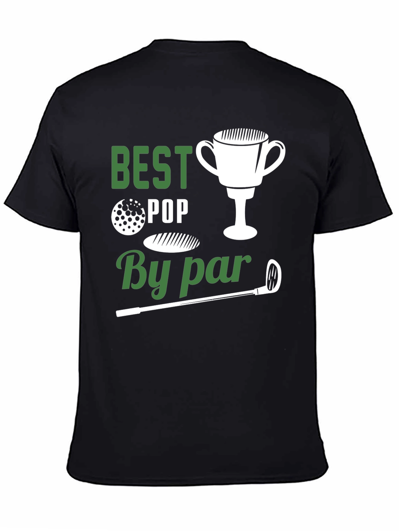 Black Best Pop By Par Golf T-Shirt view 4