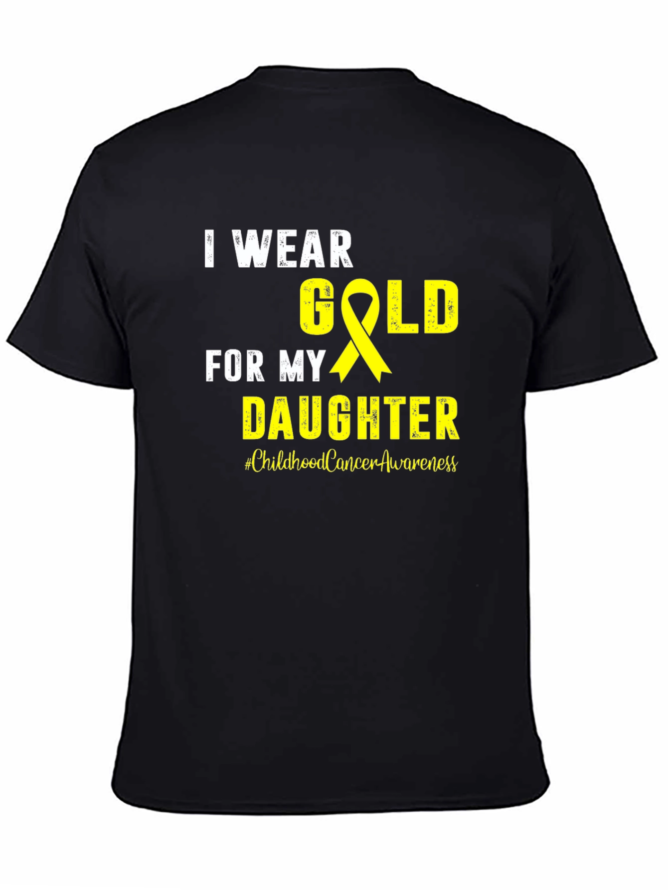 I Wear Gold for My Daughter T-Shirt - 4
