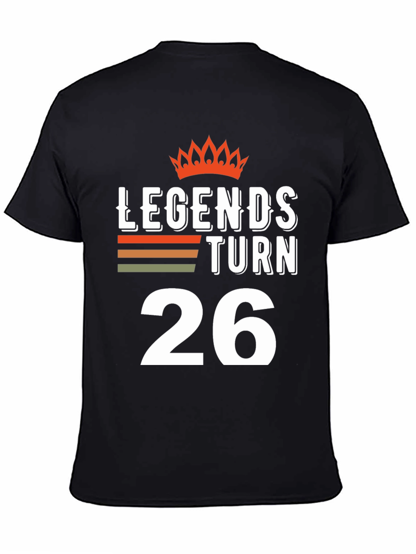 Black Legends Turn 26 Graphic T-Shirt view 4