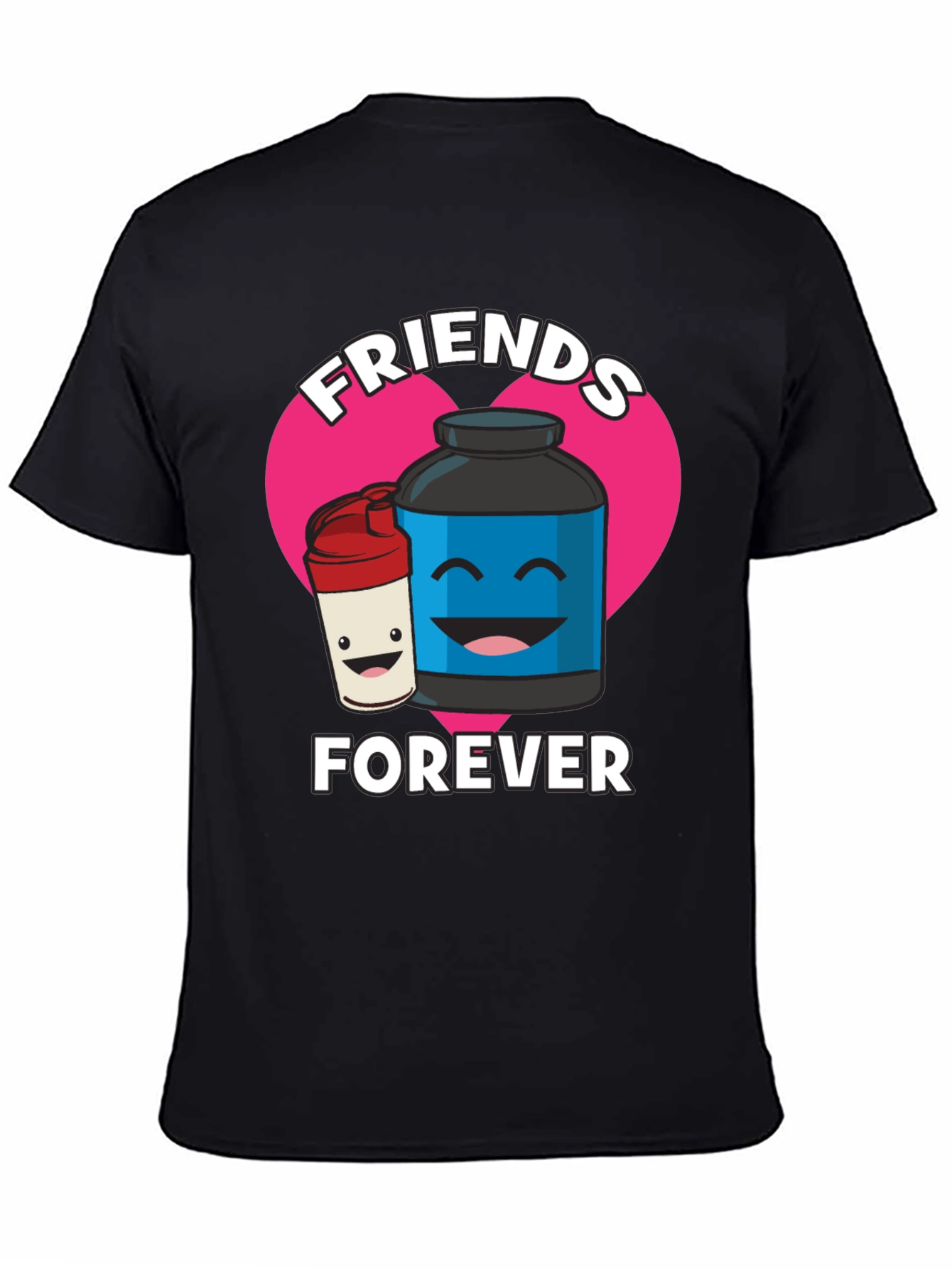 Black Friends Forever Graphic T-Shirt view 4
