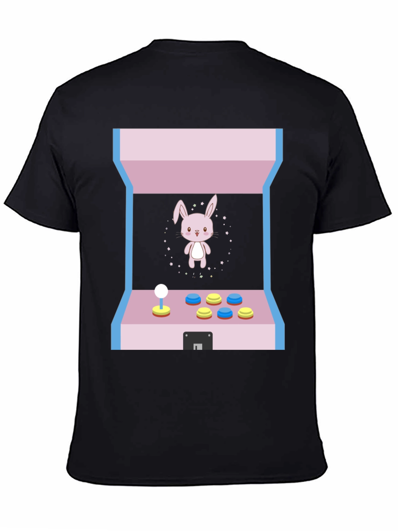 Black Arcade Bunny T-Shirt view 4