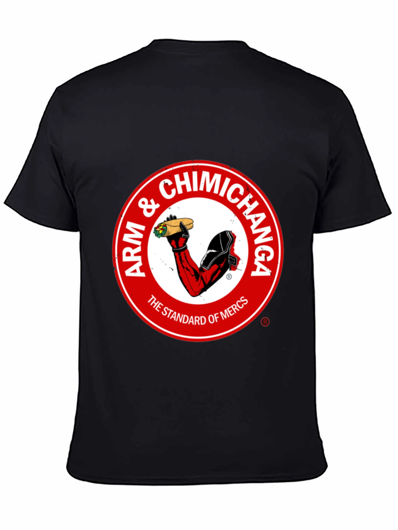 Black Arm & Chimichanga Graphic Tee - Standard of Mercs view 4