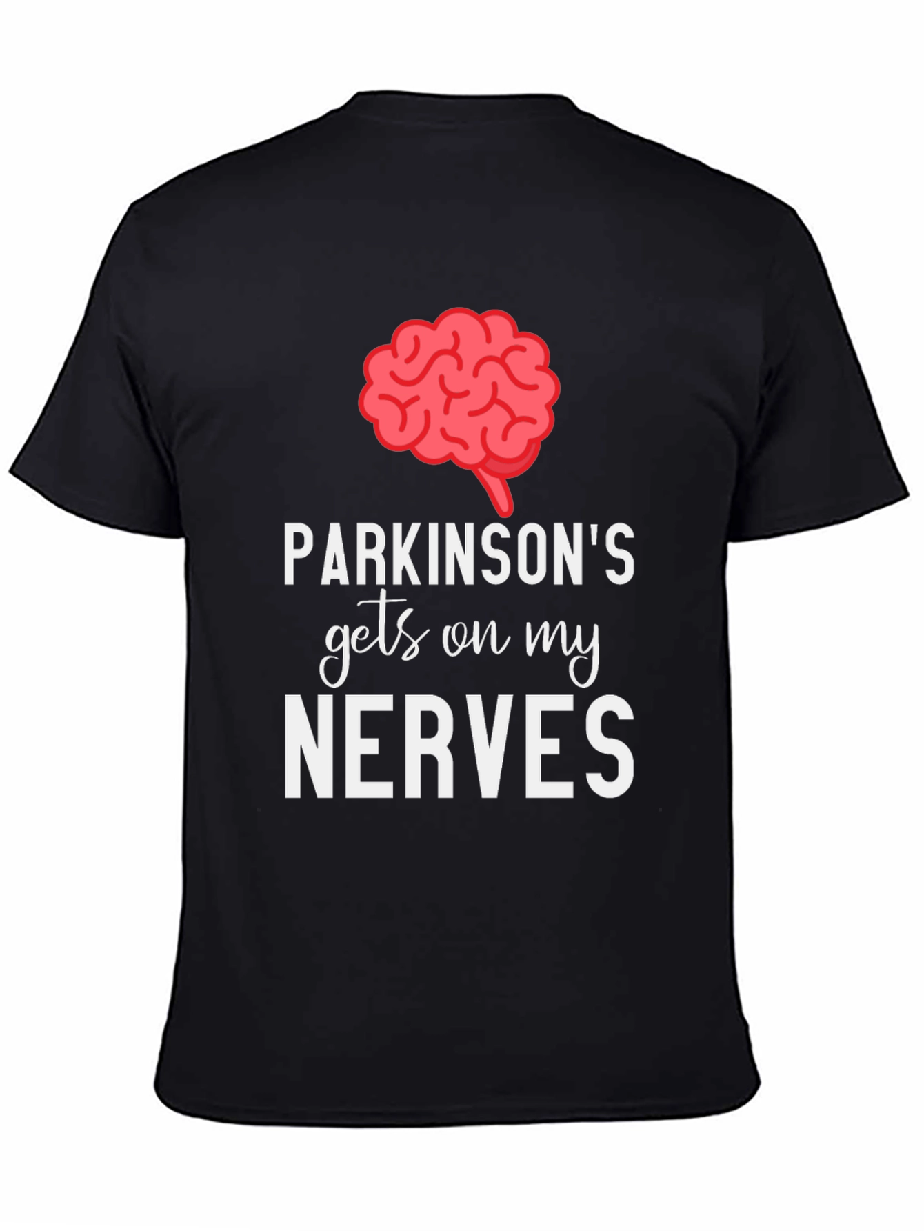 Parkinson's Gets On My Nerves Graphic Tee - 4
