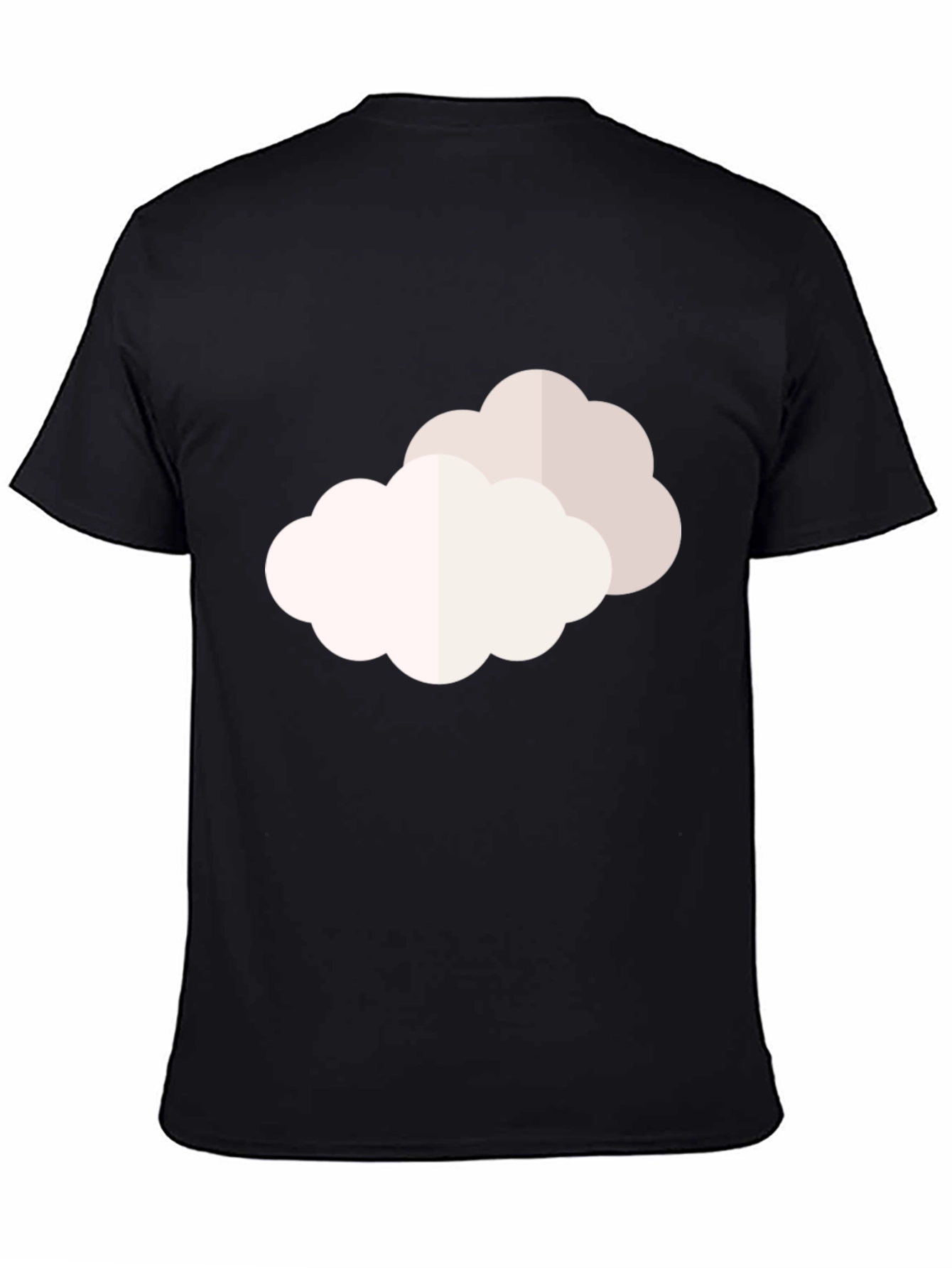 Black Cloud Graphic Black T-Shirt - Relaxed Fit view 4