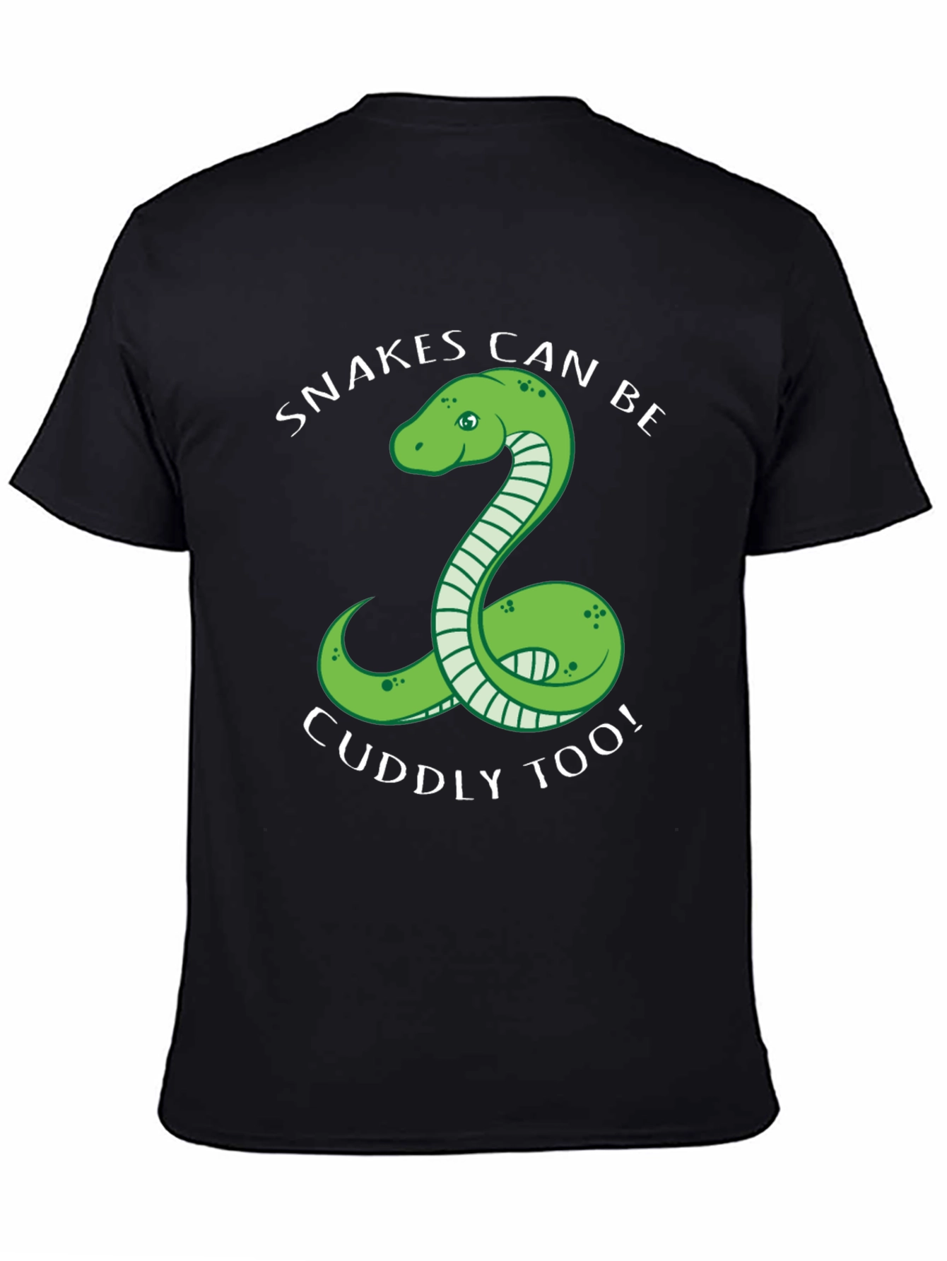 Black Snakes Can Be Cuddly Too T-Shirt view 4