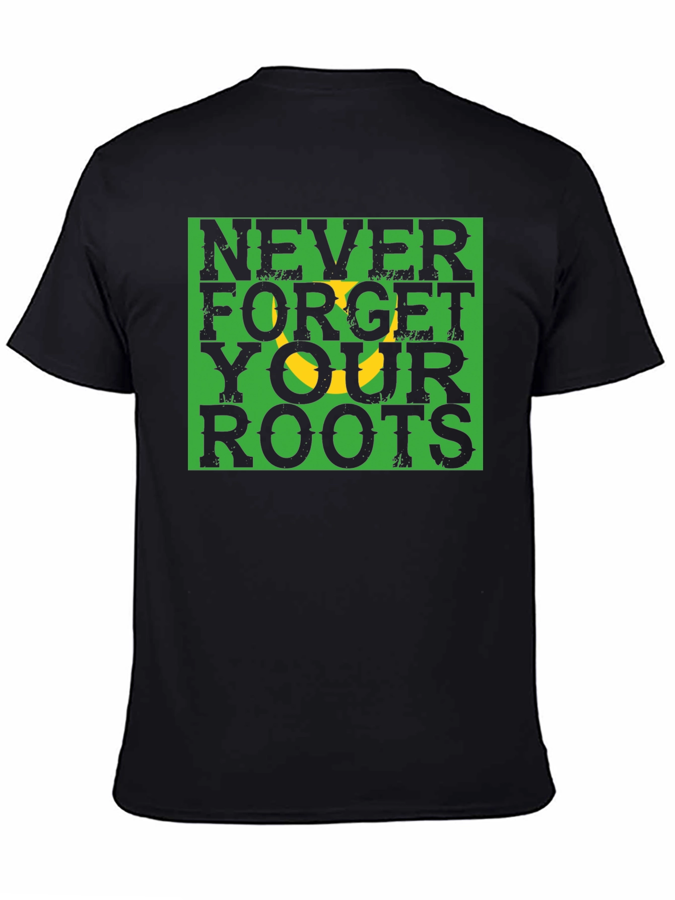 Black Never Forget Roots Graphic Tee view 4