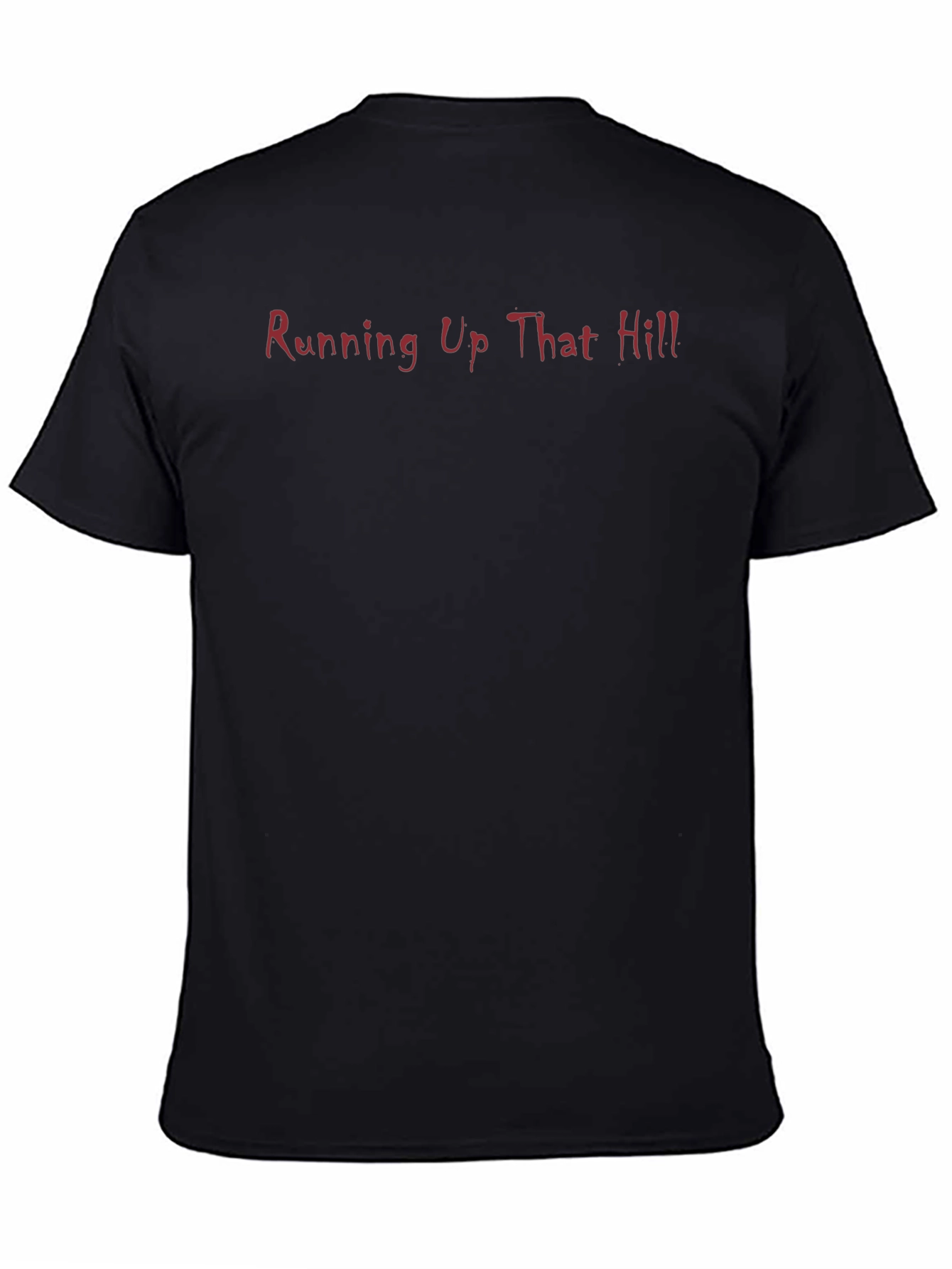 Black Running Up That Hill Graphic Tee - Black view 4