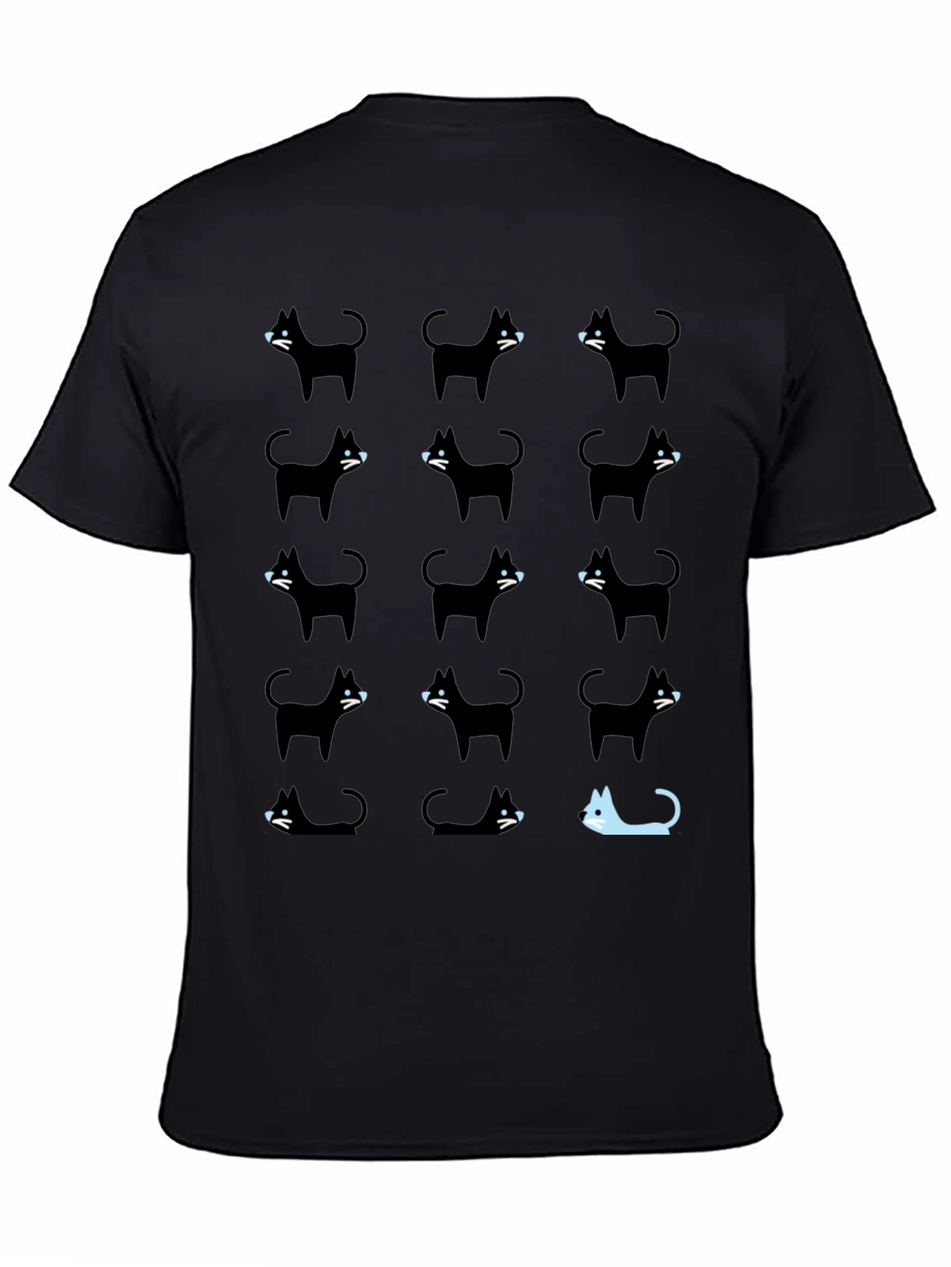 Black Black Cat T-Shirt - Be Unique! view 4