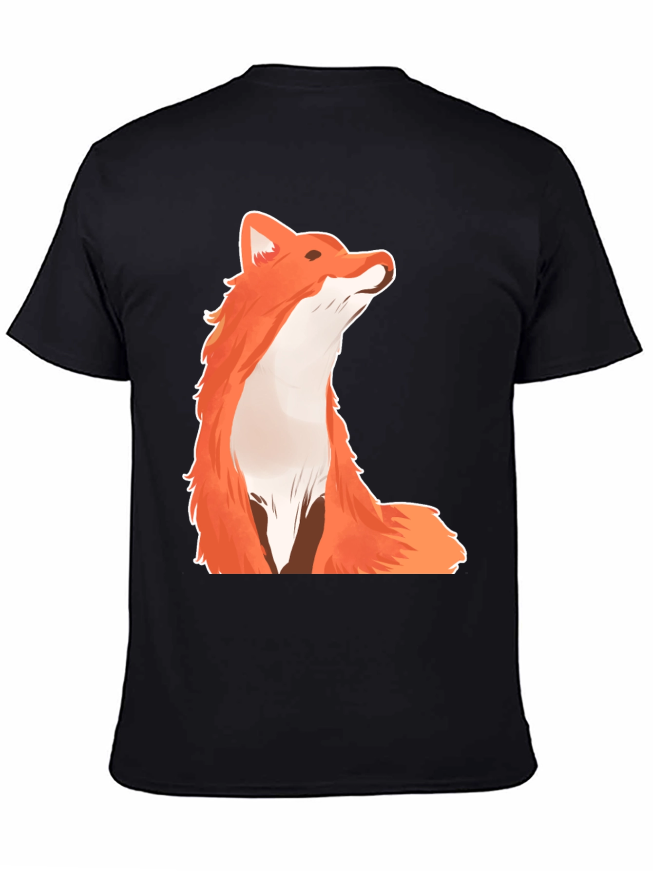 Black Fox Graphic T-Shirt view 4