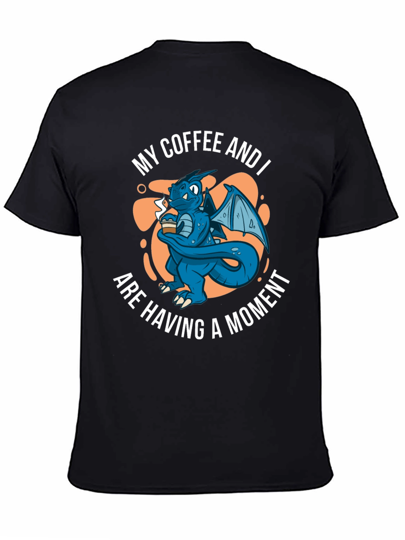 Black Dragon Coffee Moment Black T-Shirt view 4