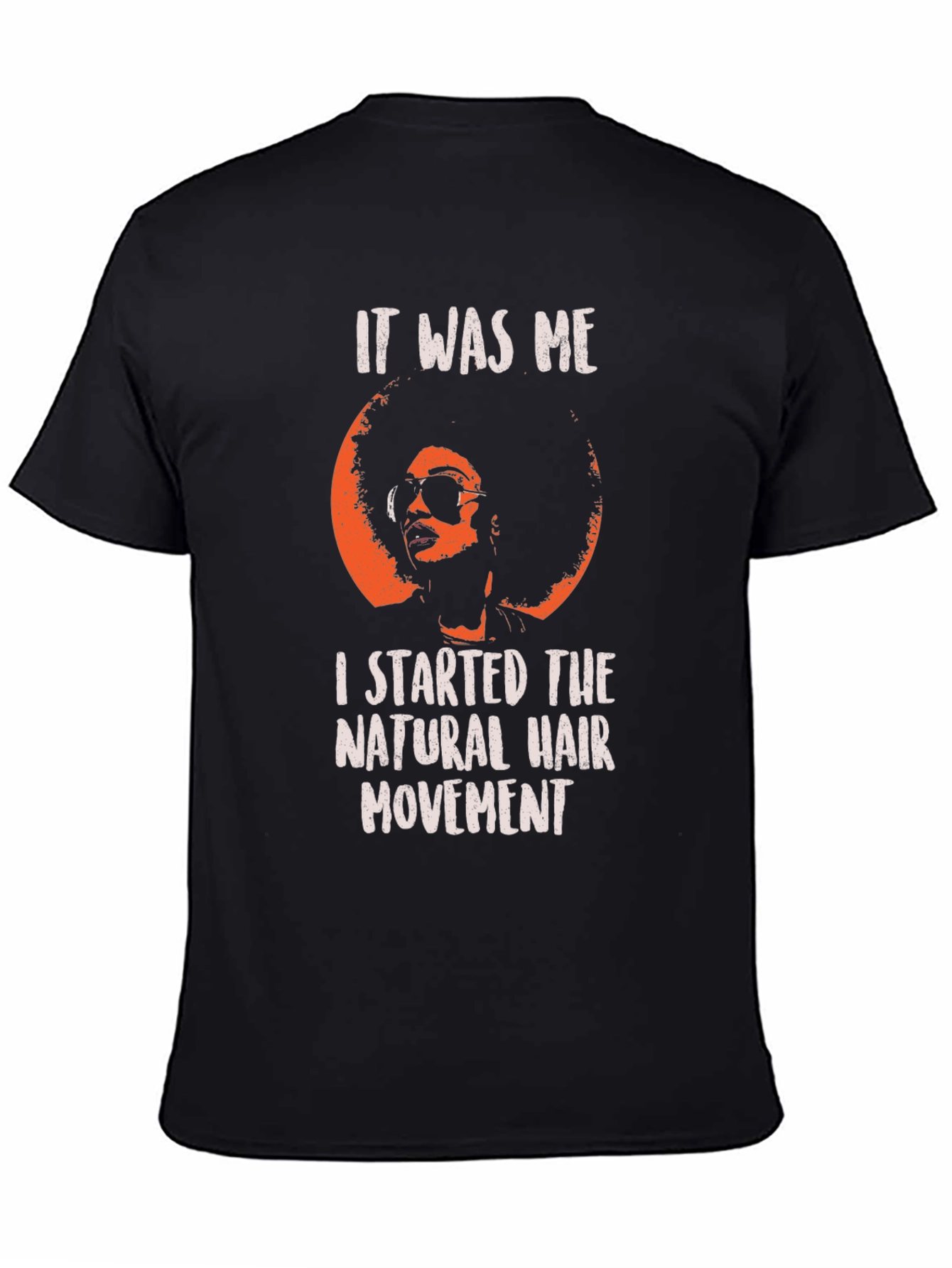 Black Natural Hair Movement Afro T-Shirt view 4
