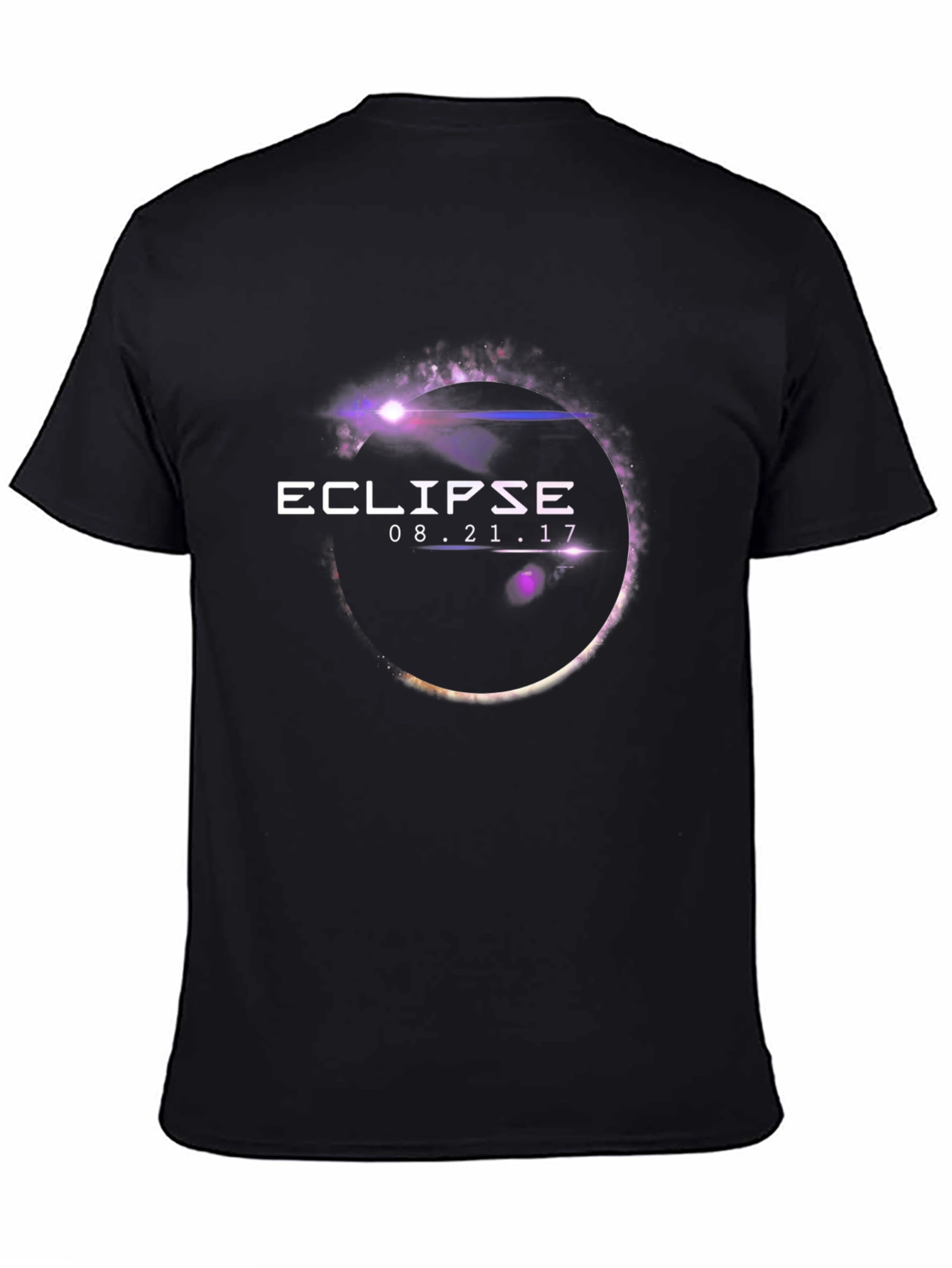 Black Eclipse 08.21.17 Black Graphic Tee view 4