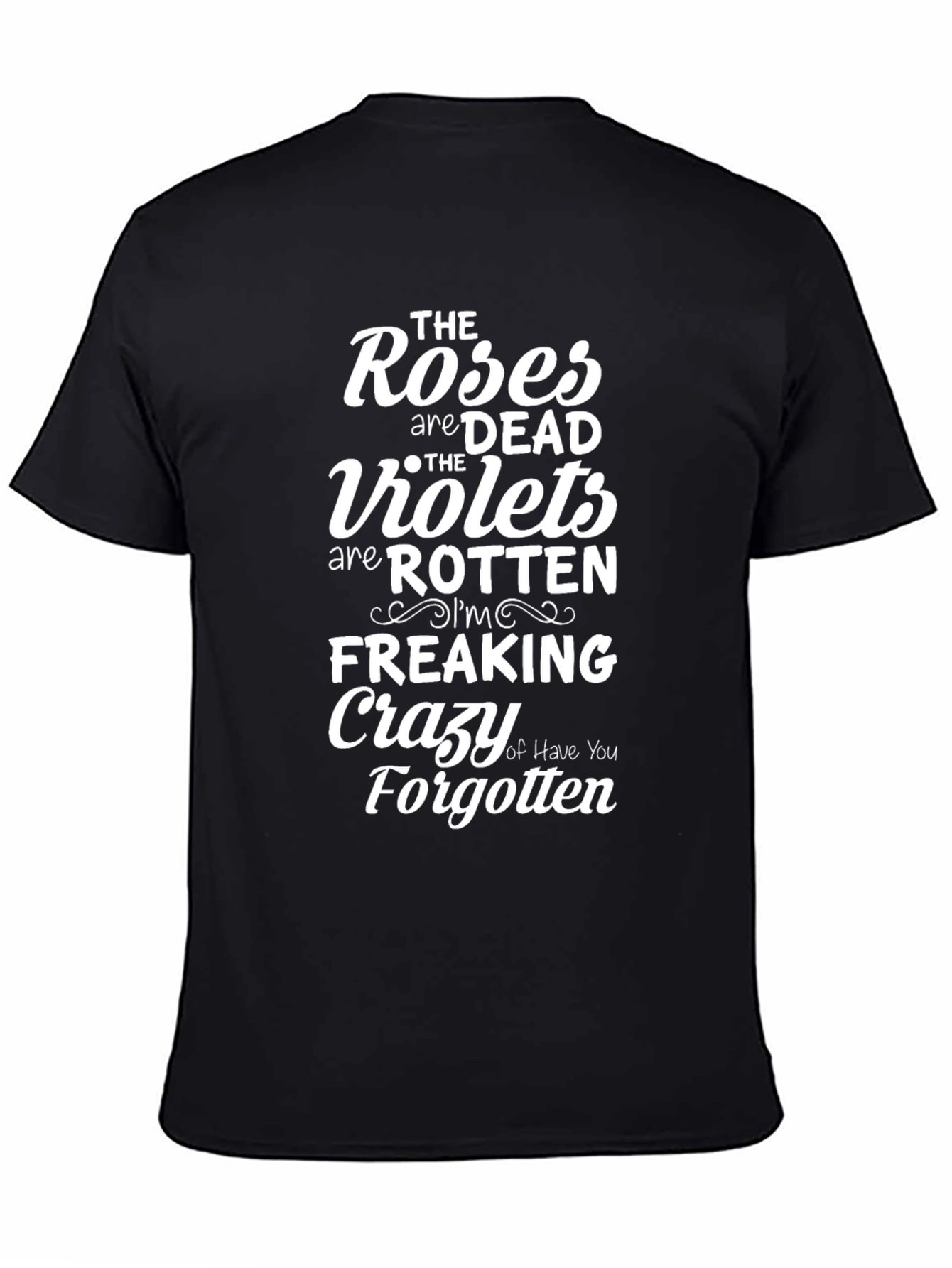 Black Roses are Dead Graphic Tee view 4