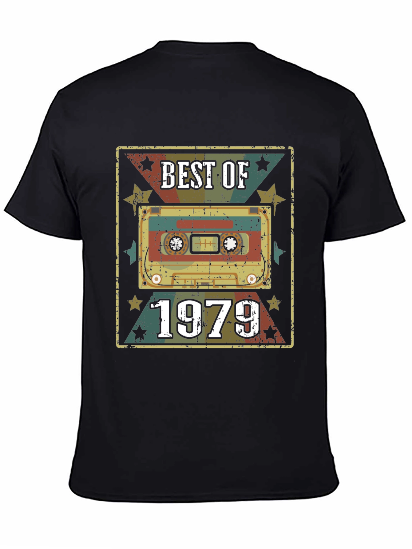 Black Best of 1979 Cassette Tape Graphic Tee view 4