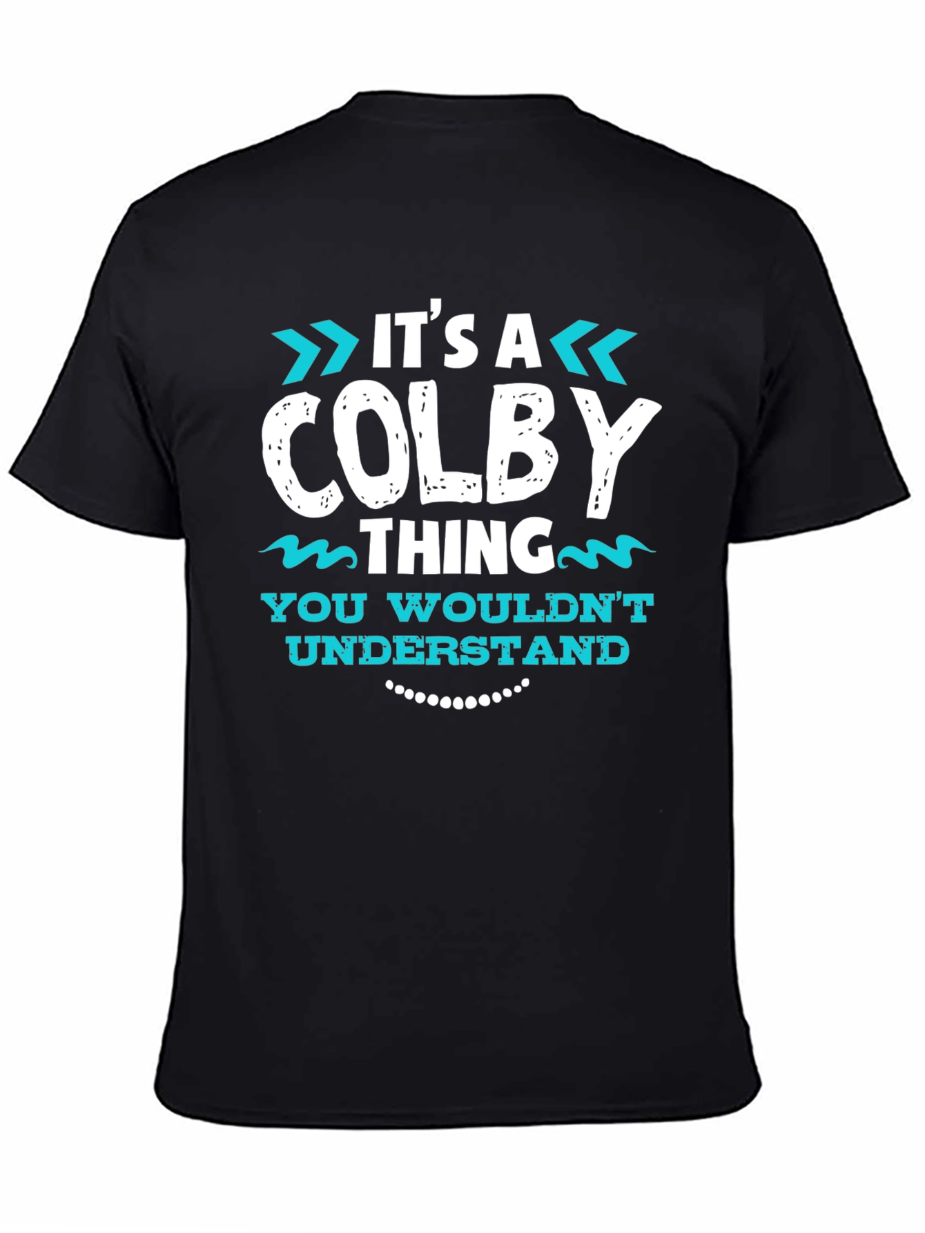 Black It's A COLBY Thing Graphic T-Shirt view 4