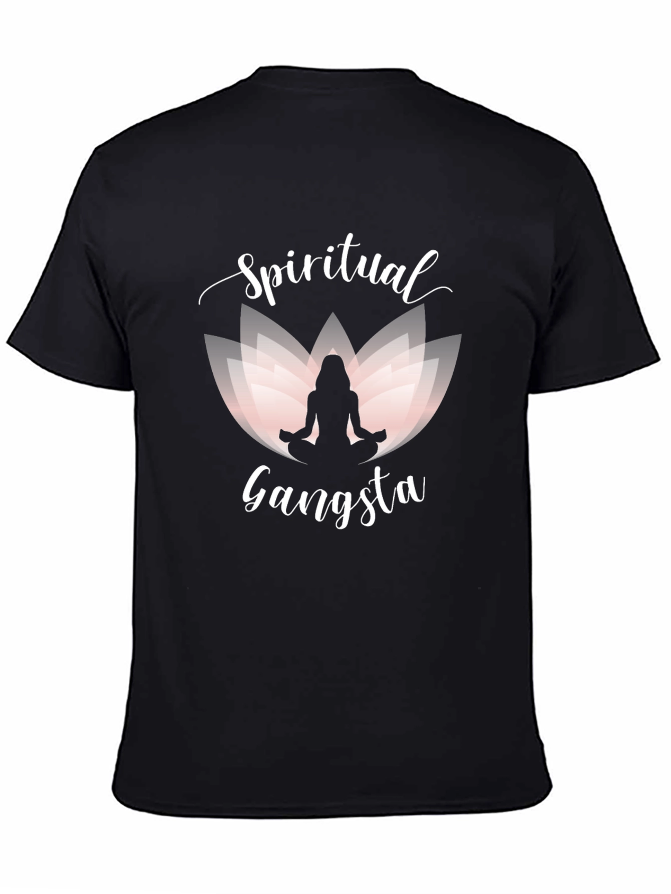 Black Spiritual Gangsta Graphic T-Shirt view 4