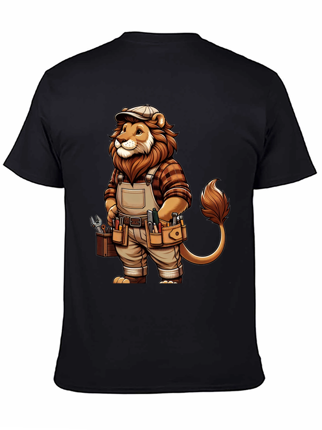 Black Lion the Handyman Graphic Tee view 4
