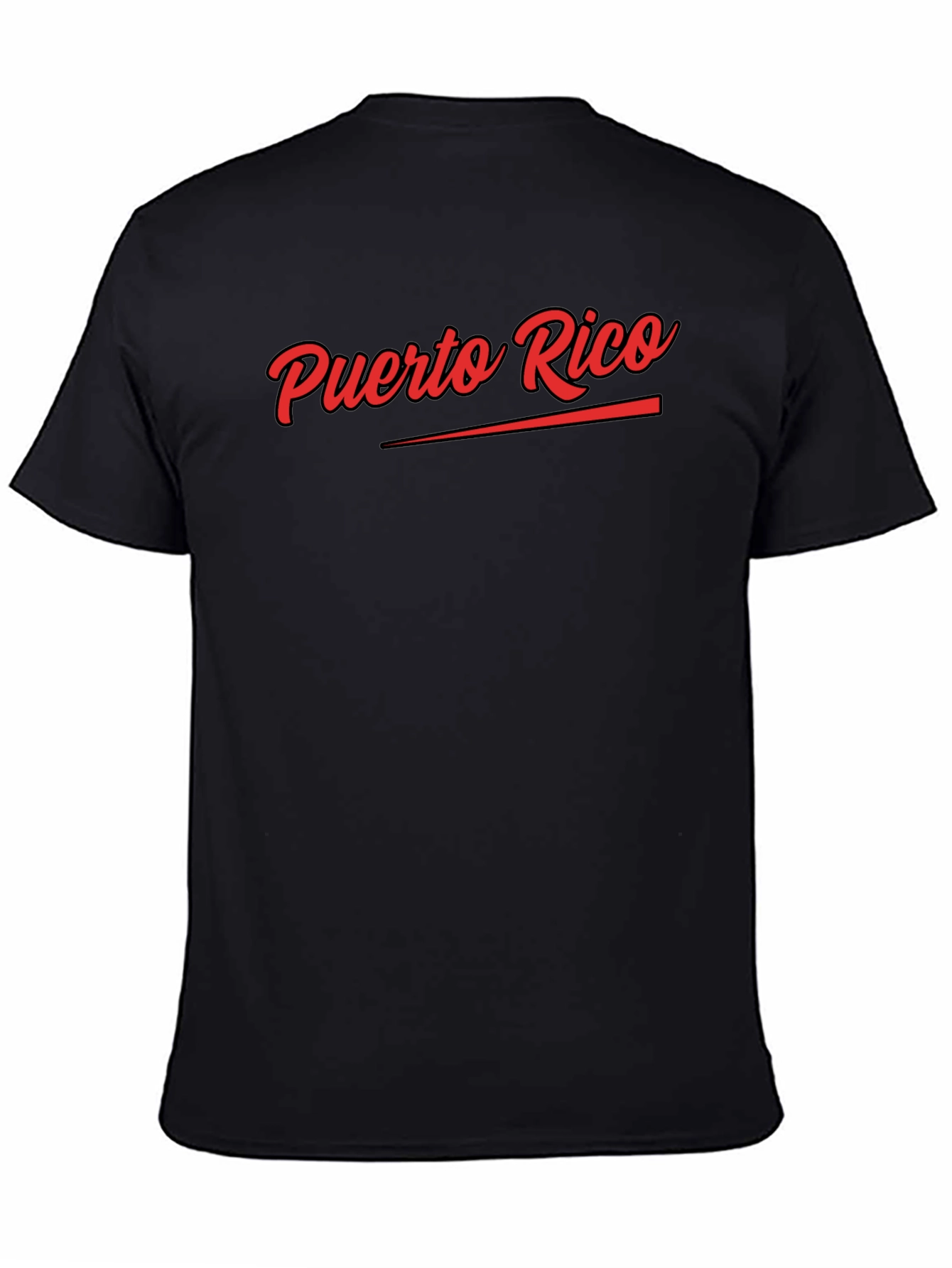 Puerto Rico Black Graphic Tee - 4