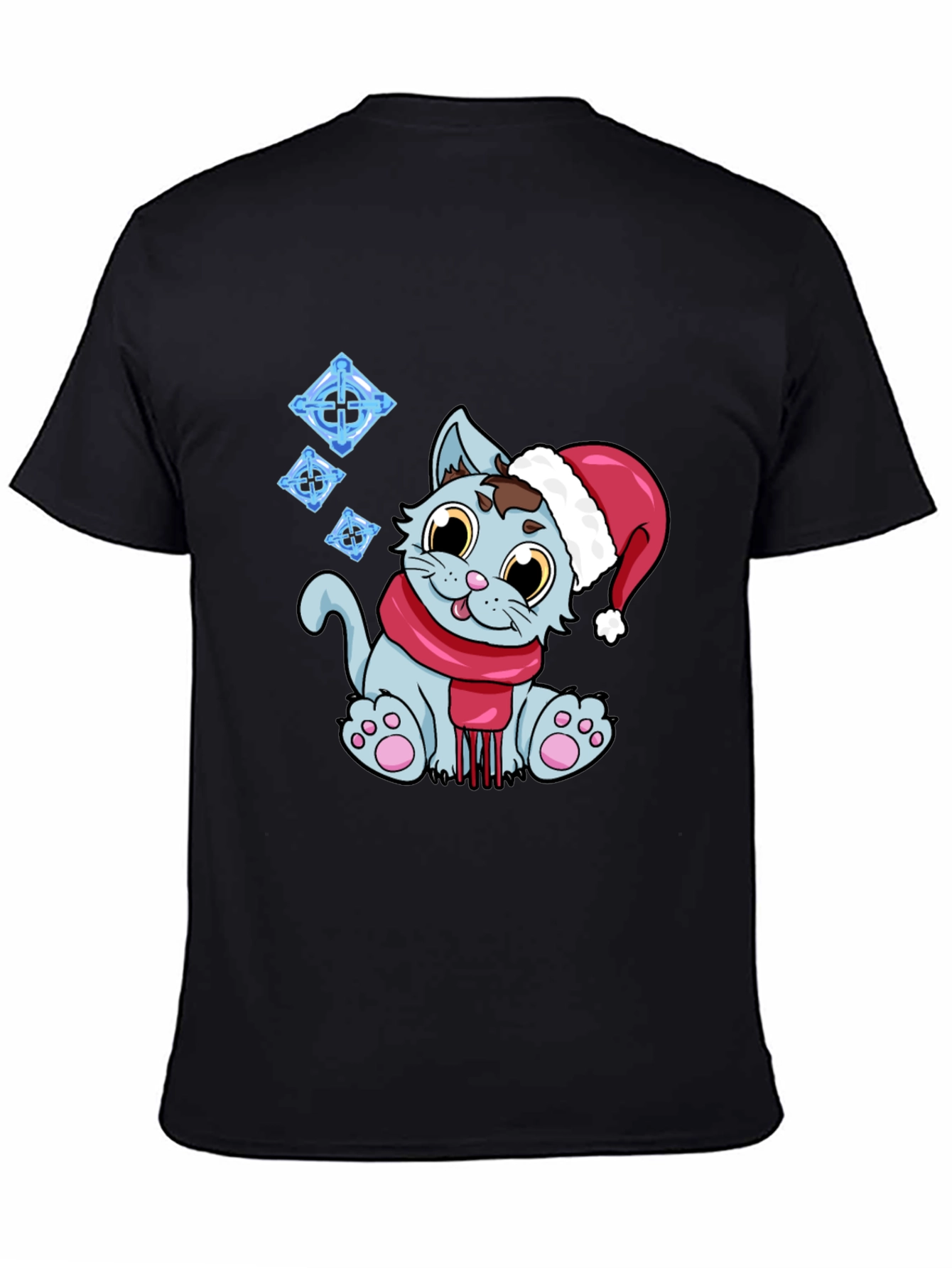 Festive Cat T-Shirt - Holiday Cheer - 4
