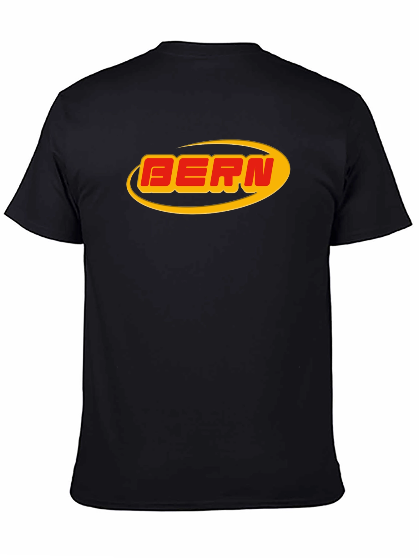 Black Bern Logo T-Shirt - Bold Graphic Tee view 4