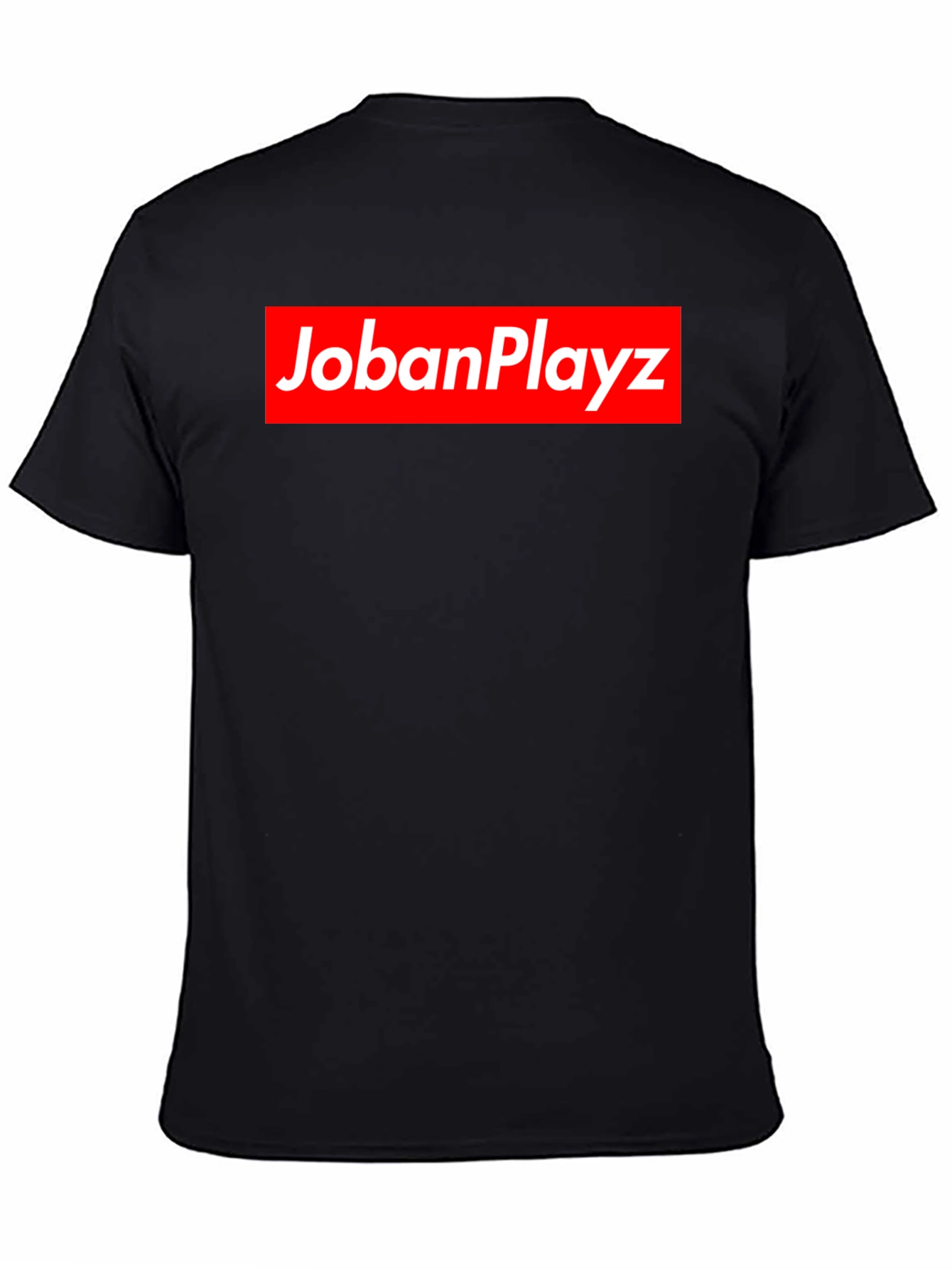 Black JobanPlayz Black Graphic Tee view 4