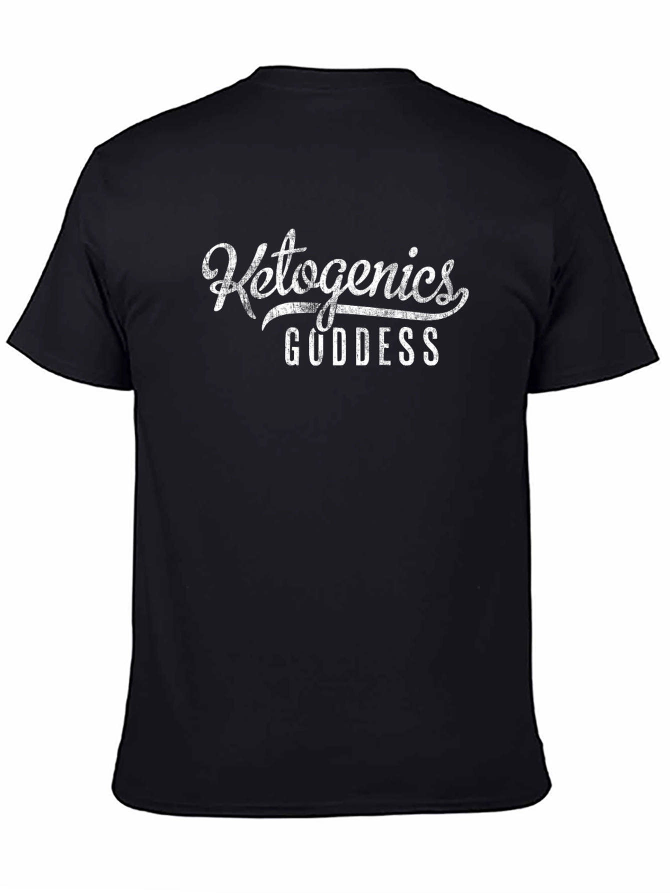 Ketogenics Goddess Black T-Shirt - 4