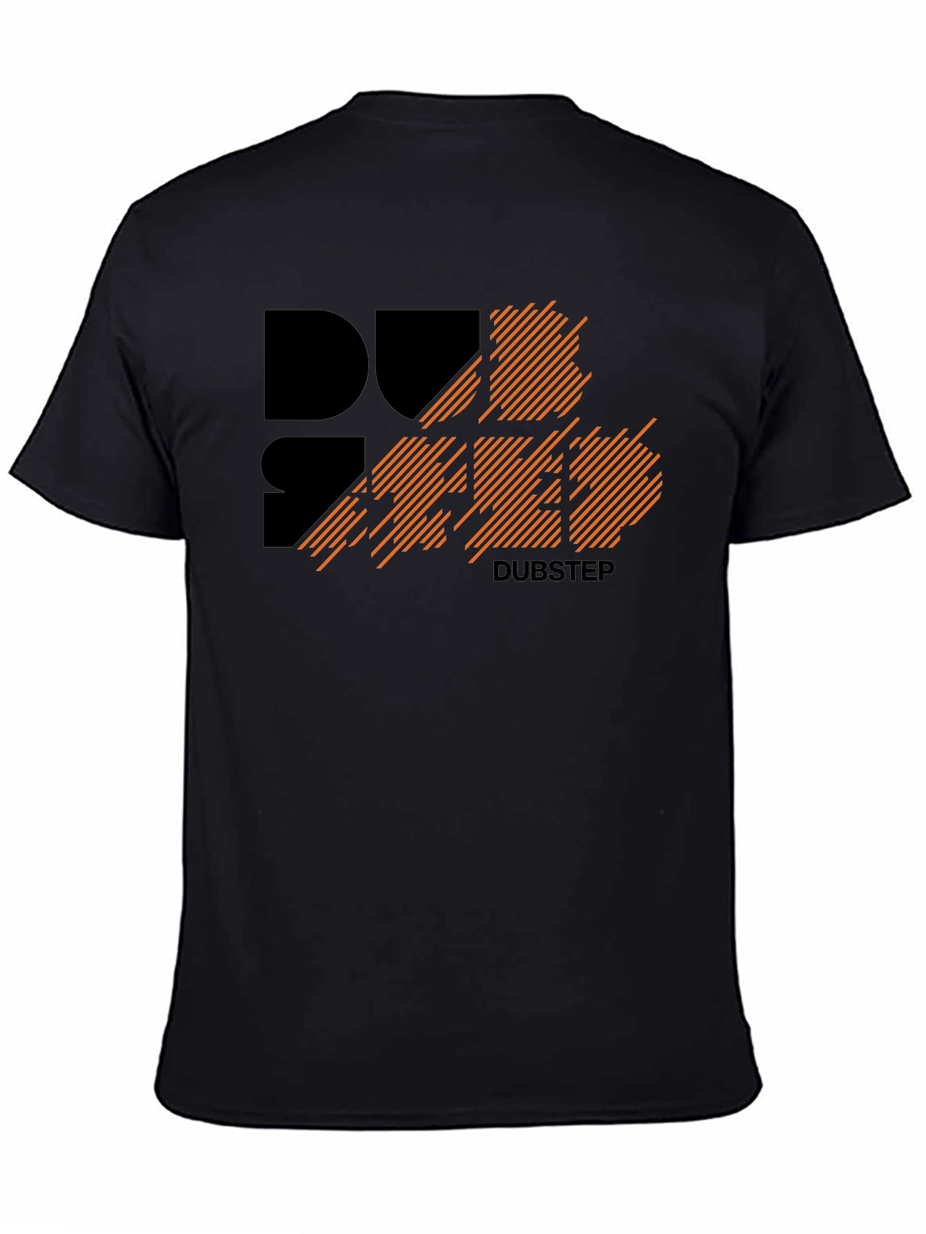 Black Dubstep Graphic T-Shirt - Modern DJ Music Tee view 4