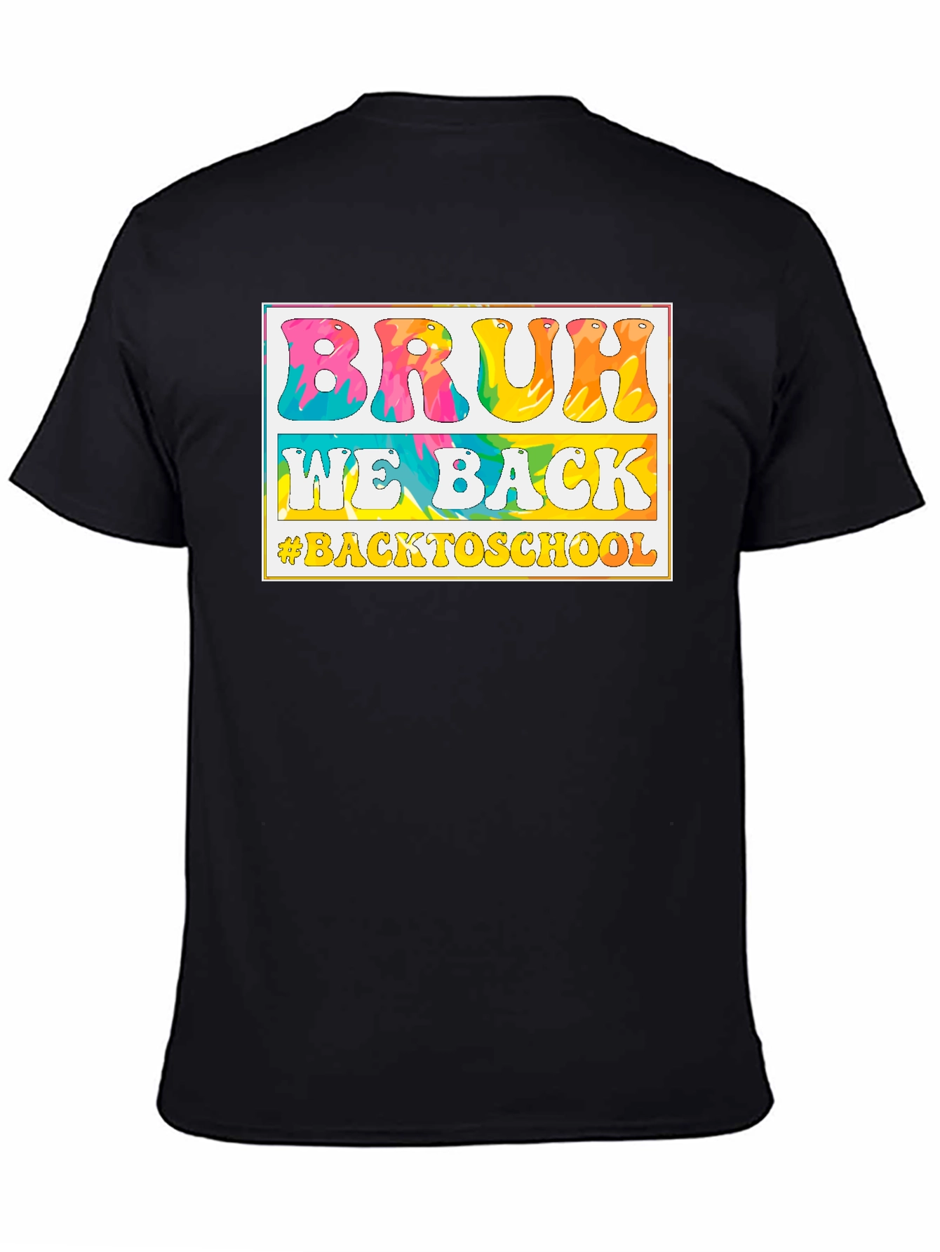 Black Bruh We Back to School T-Shirt view 4