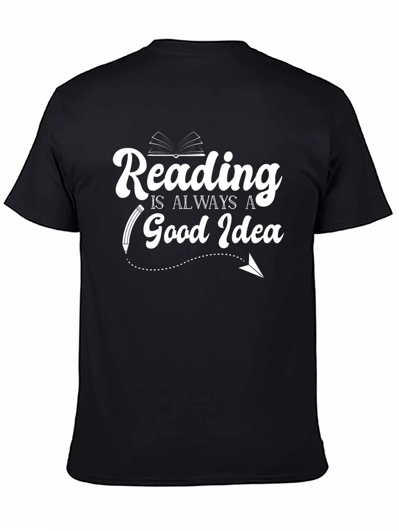 Black Reading is Always a Good Idea Graphic Tee view 4