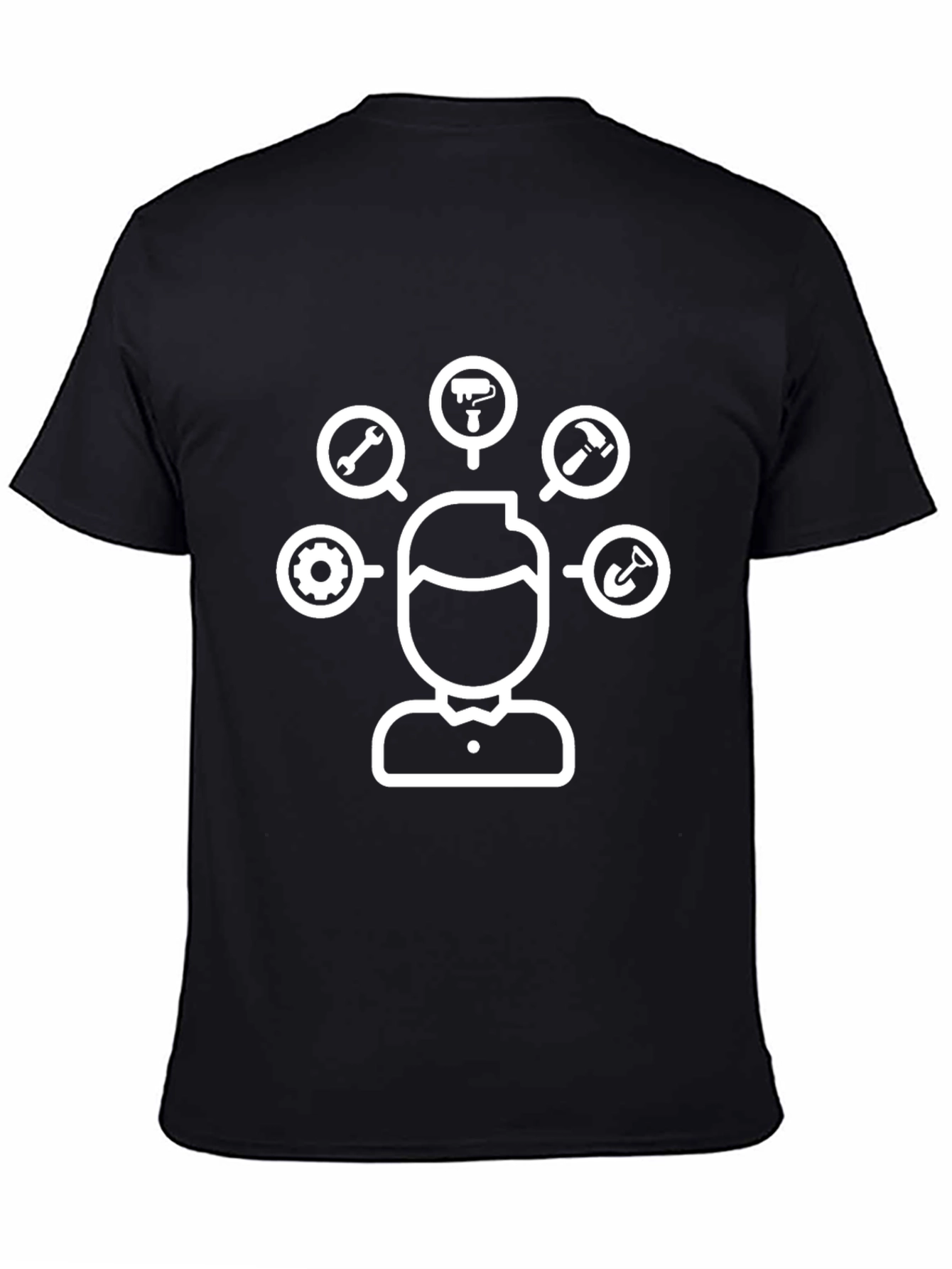 Black Handyman Graphic T-Shirt - Black view 4