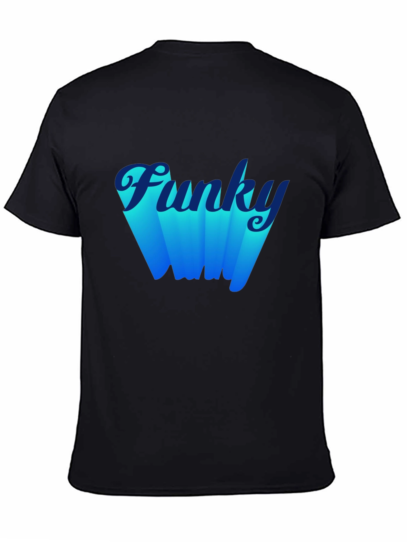 Black Funky Style Black Tee view 4