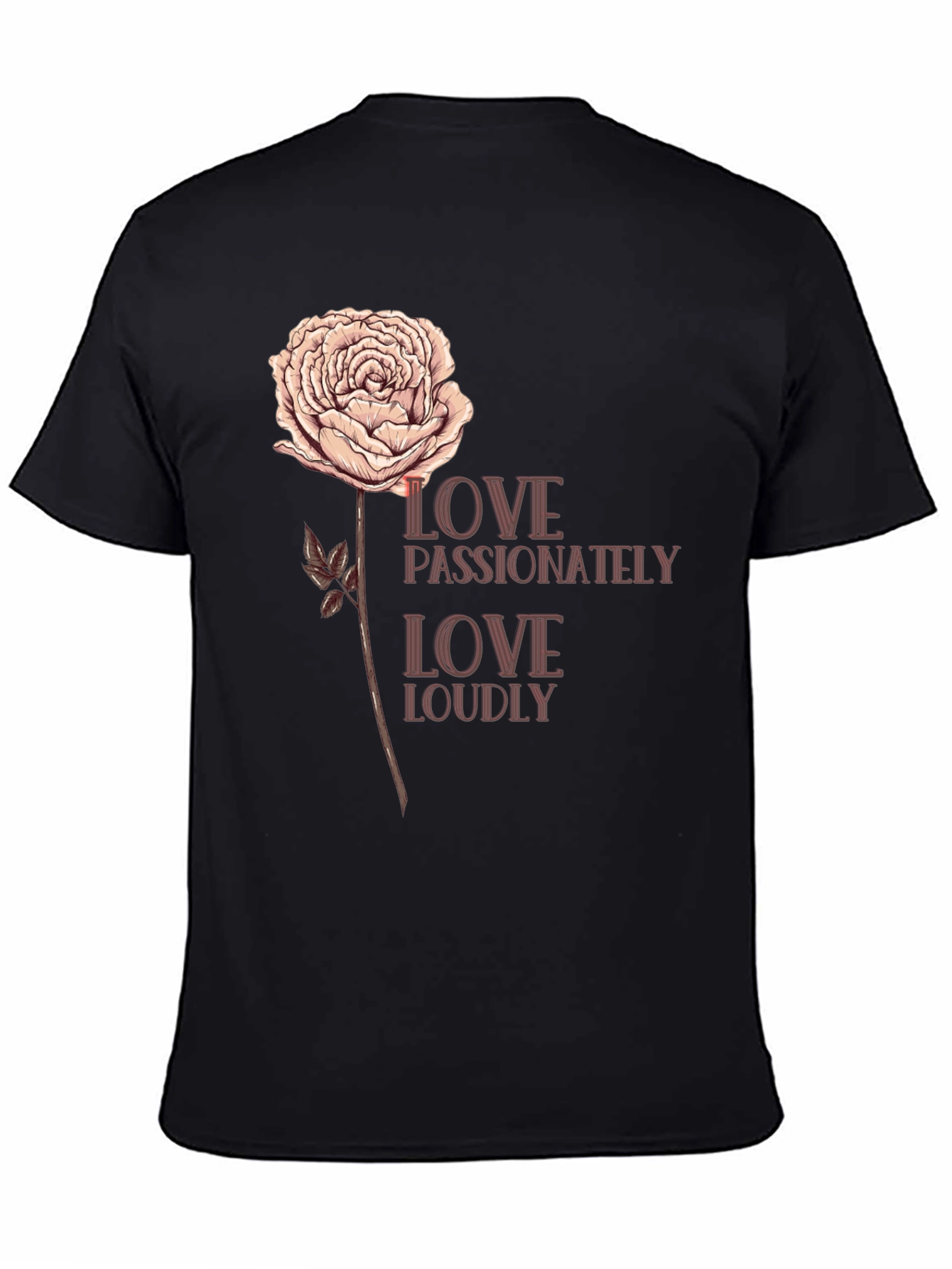 Black Love Passionately Graphic Tee view 4