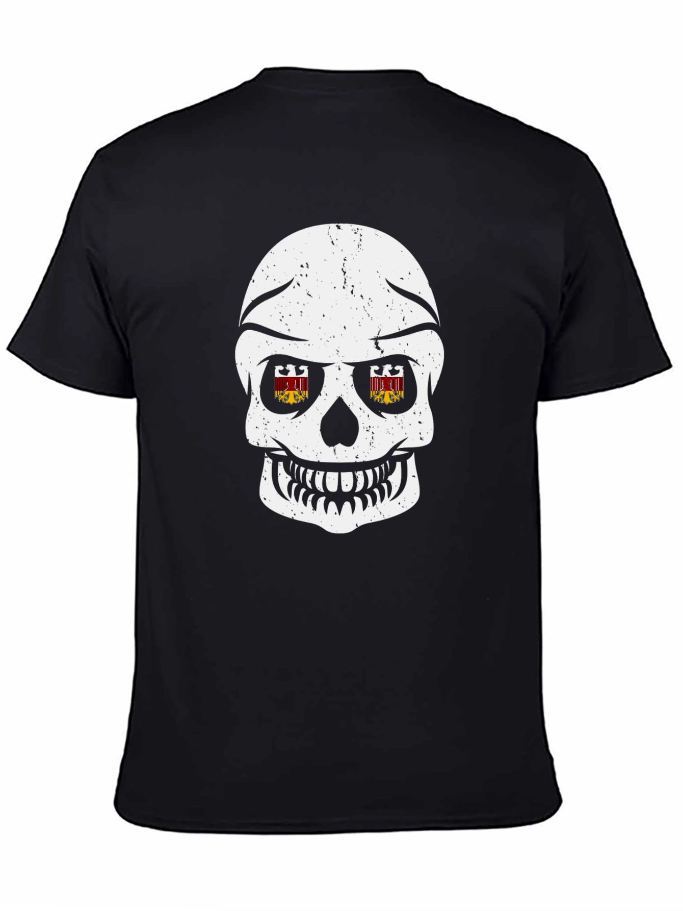 Black Skull Graphic Tee - Black Short Sleeve view 4