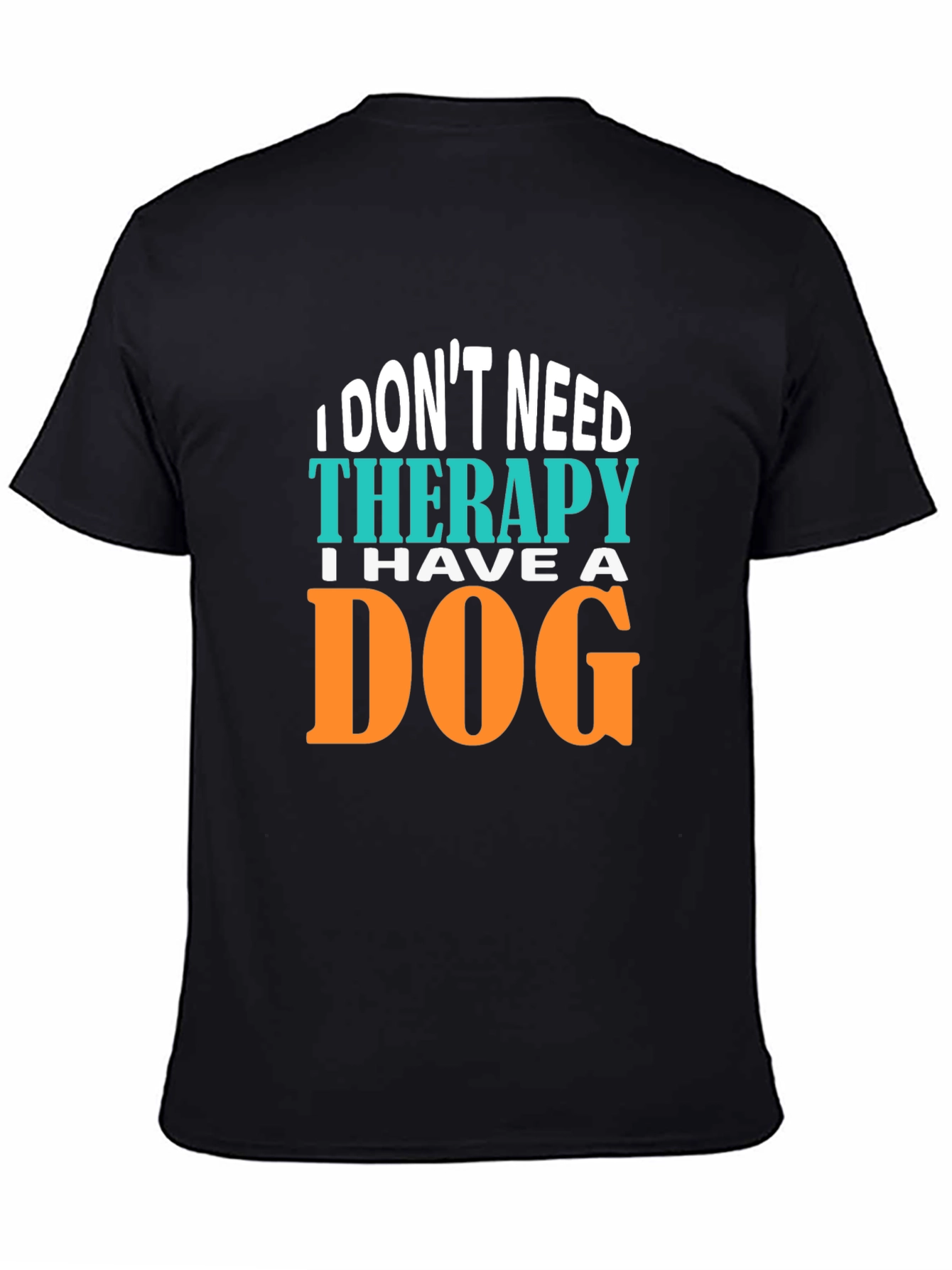 Black Dog Therapy Black Graphic Tee view 4