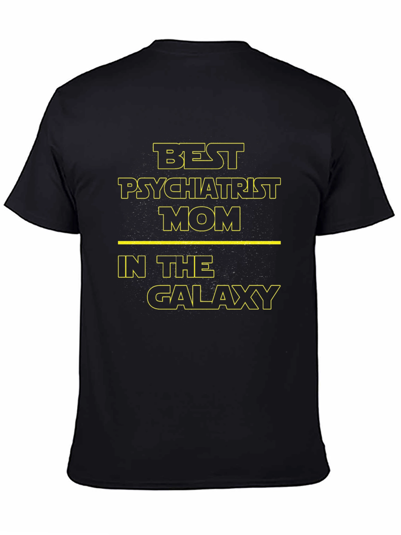 Black Best Psychiatrist Mom in the Galaxy T-Shirt view 4
