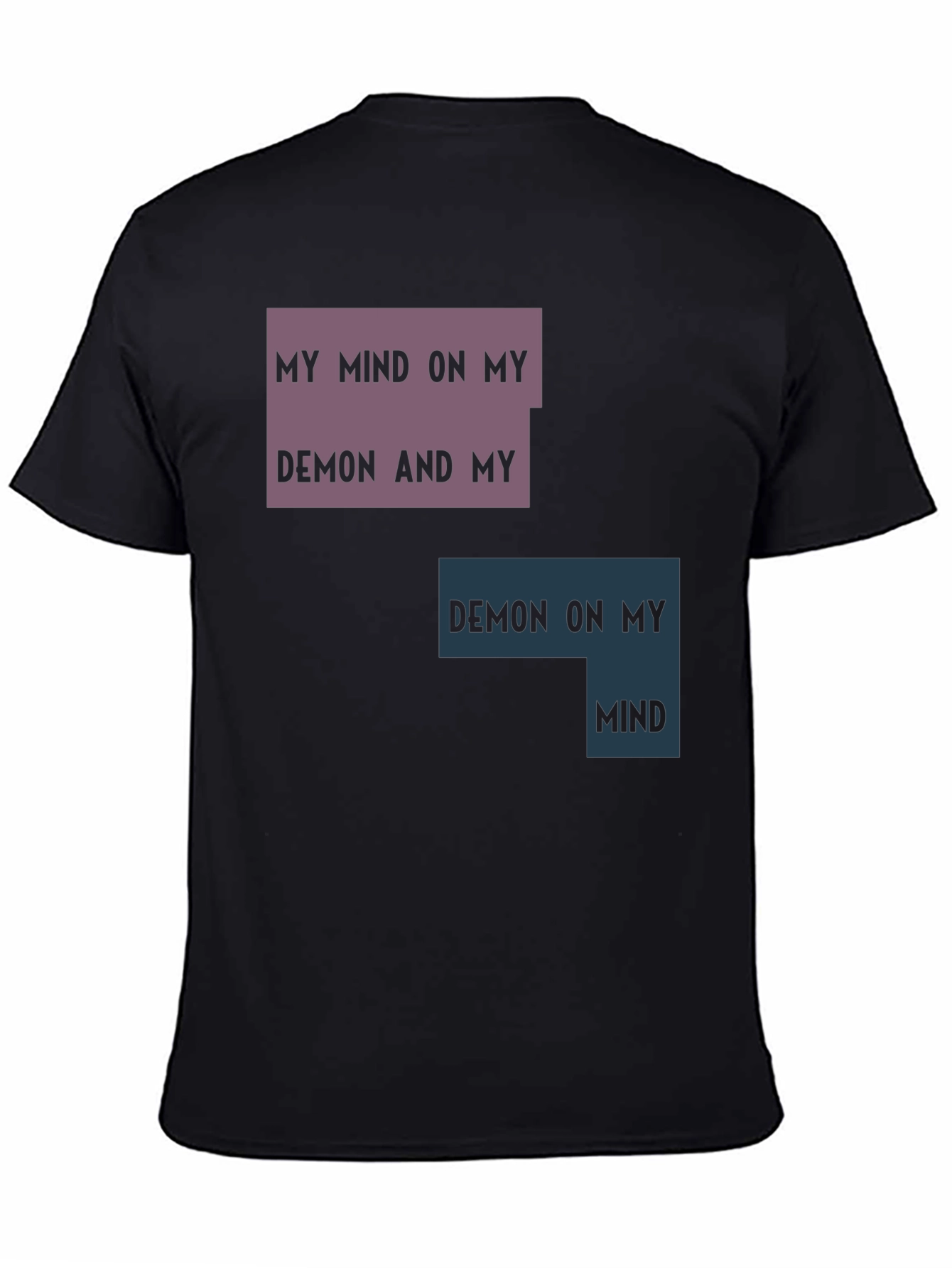 Black Mind on My Demon Graphic Tee view 4