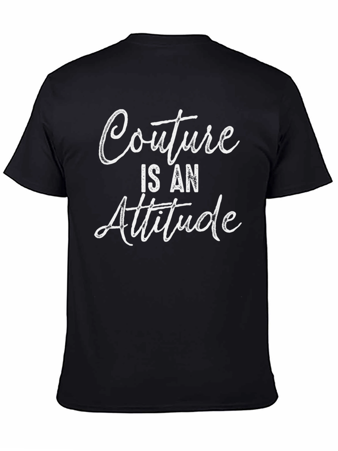 Black Couture Is An Attitude Graphic Tee view 4