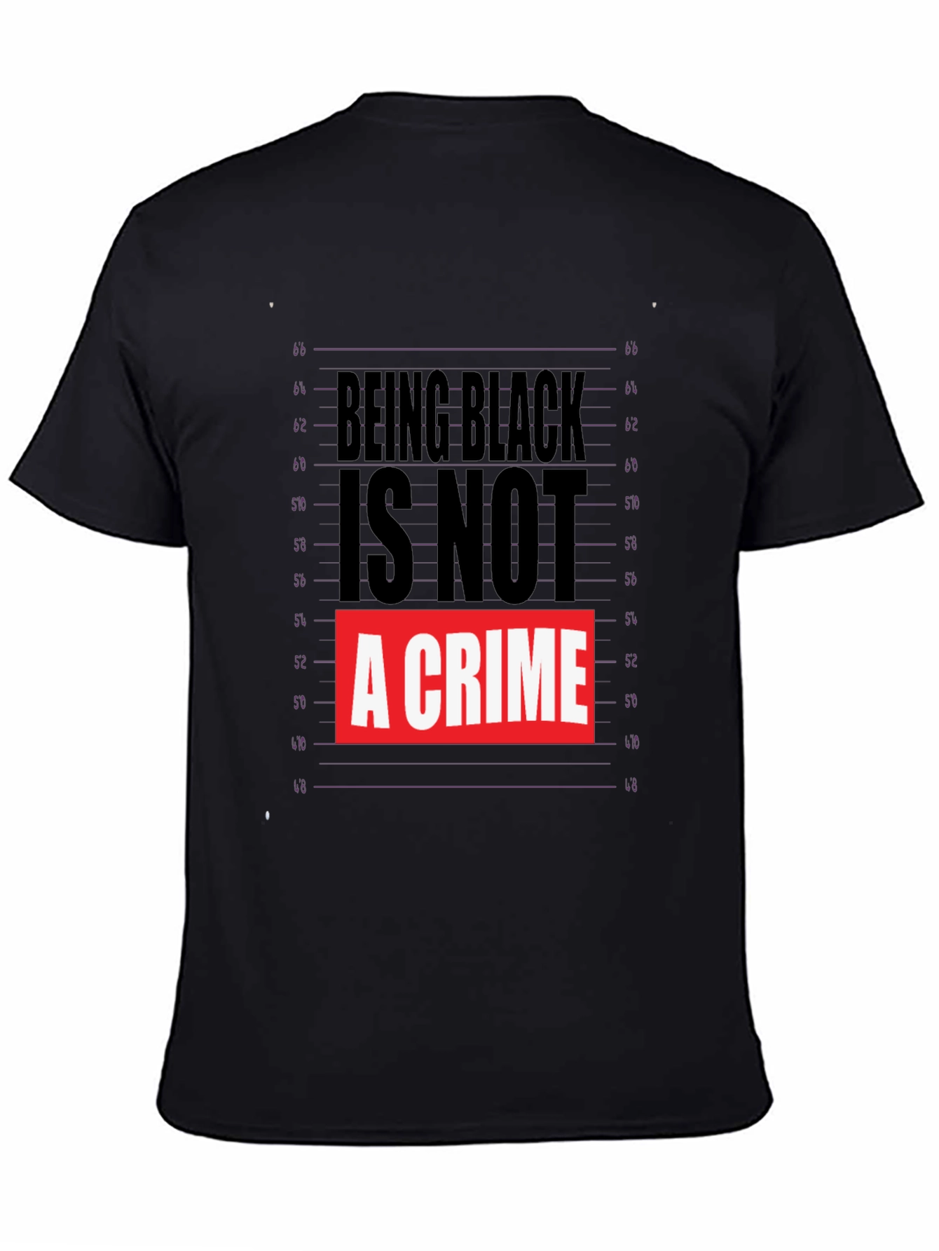 Black Being Black Is Not a Crime Graphic T-Shirt view 4