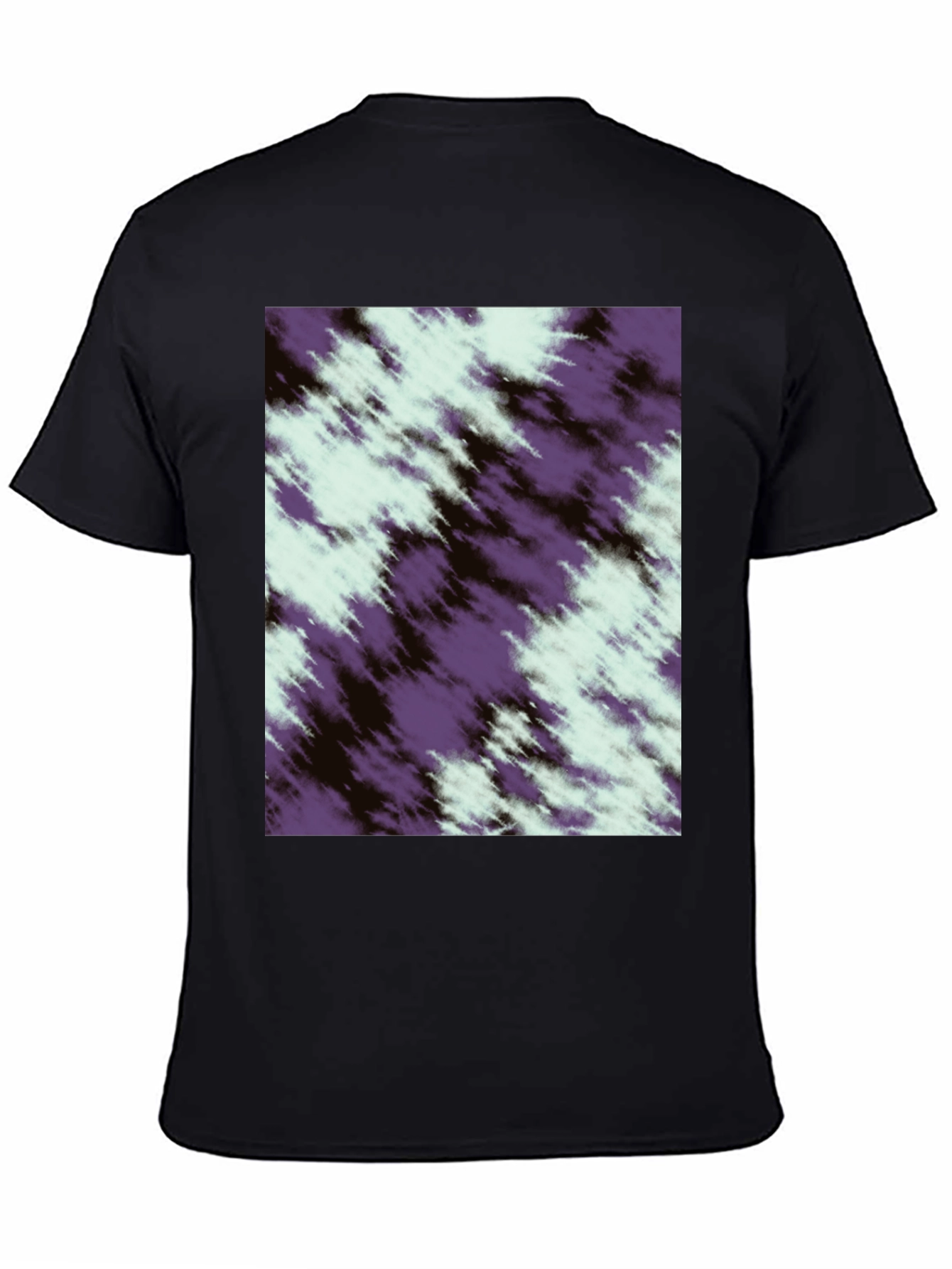 Black Abstract Pattern T-Shirt - Soft & Stylish view 4
