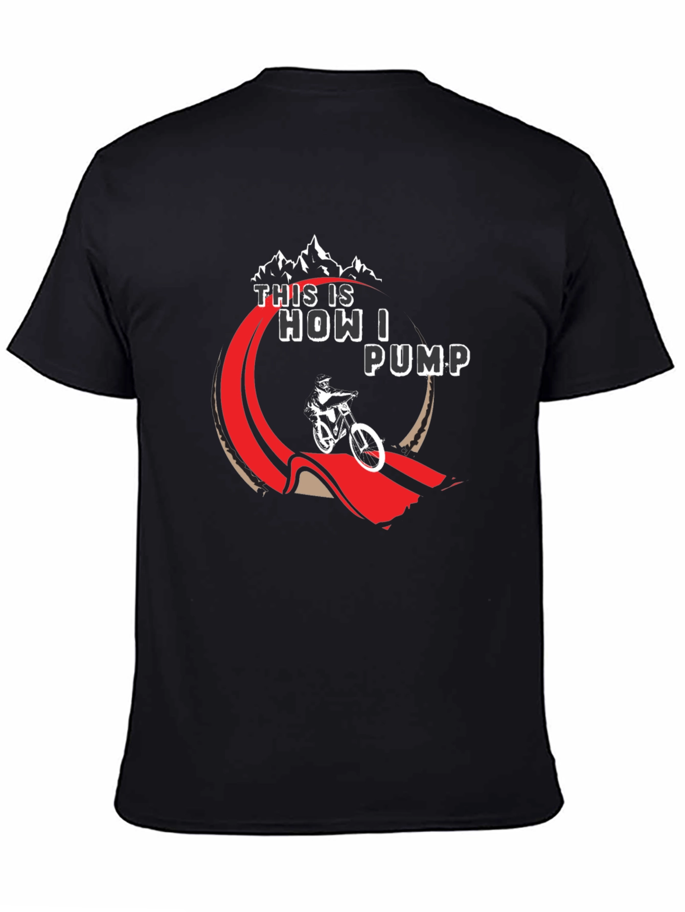 Black Mountain Bike "This is How I Pump" Graphic Tee view 4