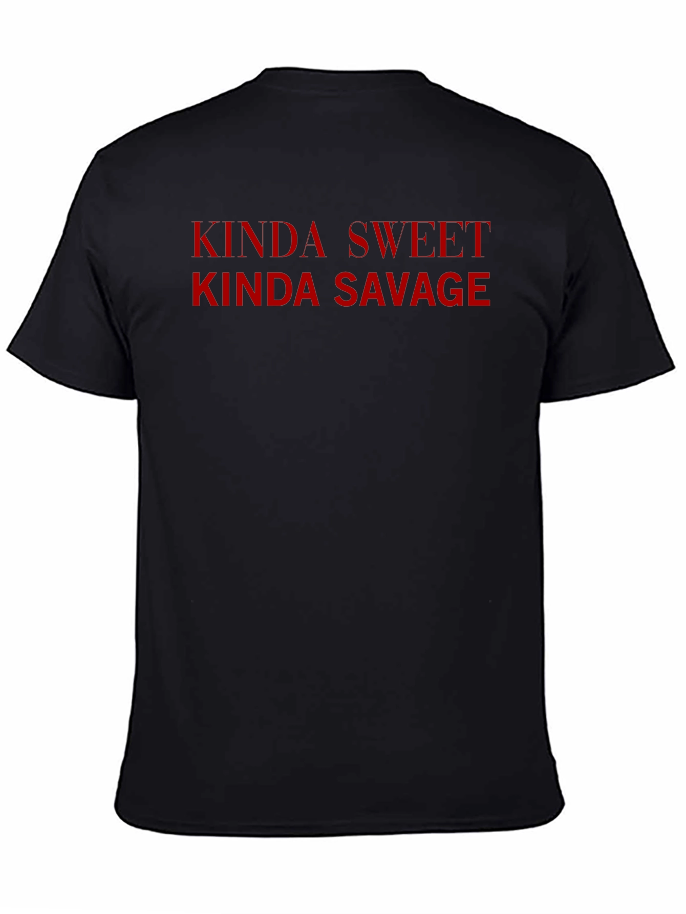 Black Kinda Sweet Kinda Savage Graphic Tee view 4