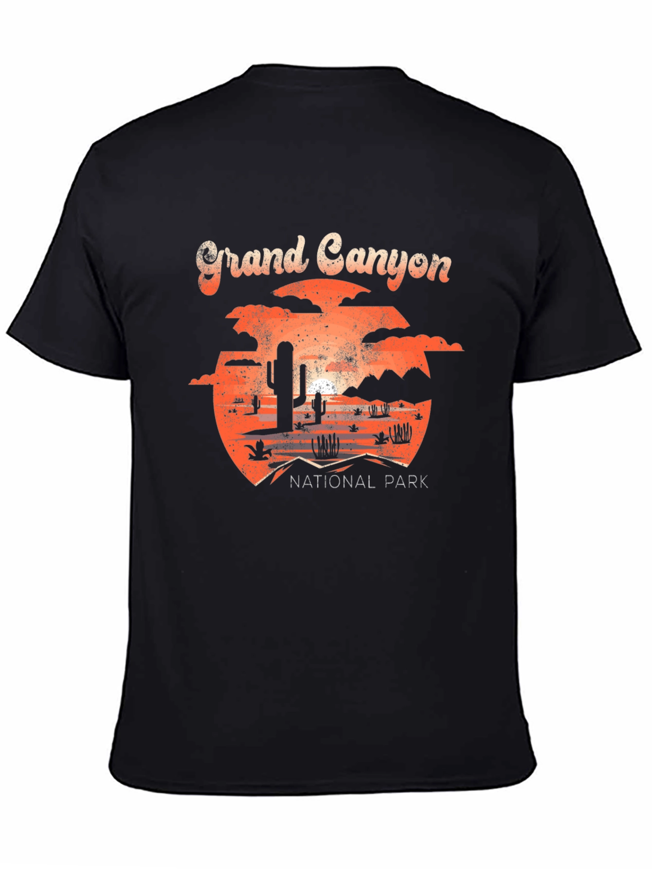 Black Grand Canyon National Park Graphic T-Shirt view 4