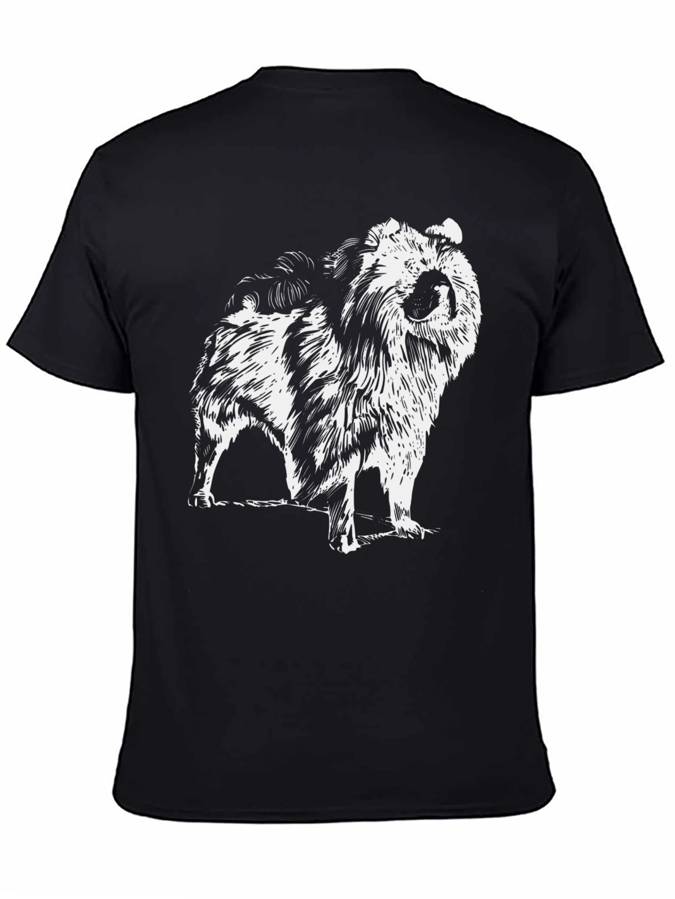 Black Dog Graphic Black T-Shirt view 4