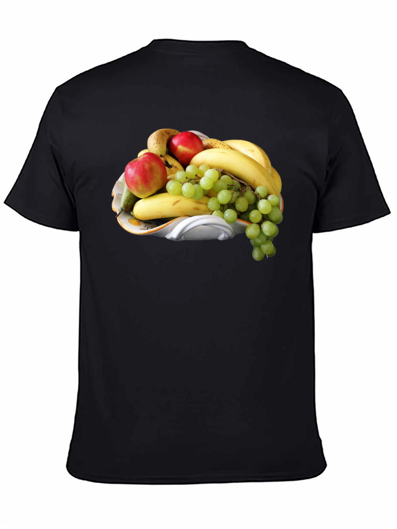 Black Fruit Platter Graphic Tee - Stylish & Unique! view 4