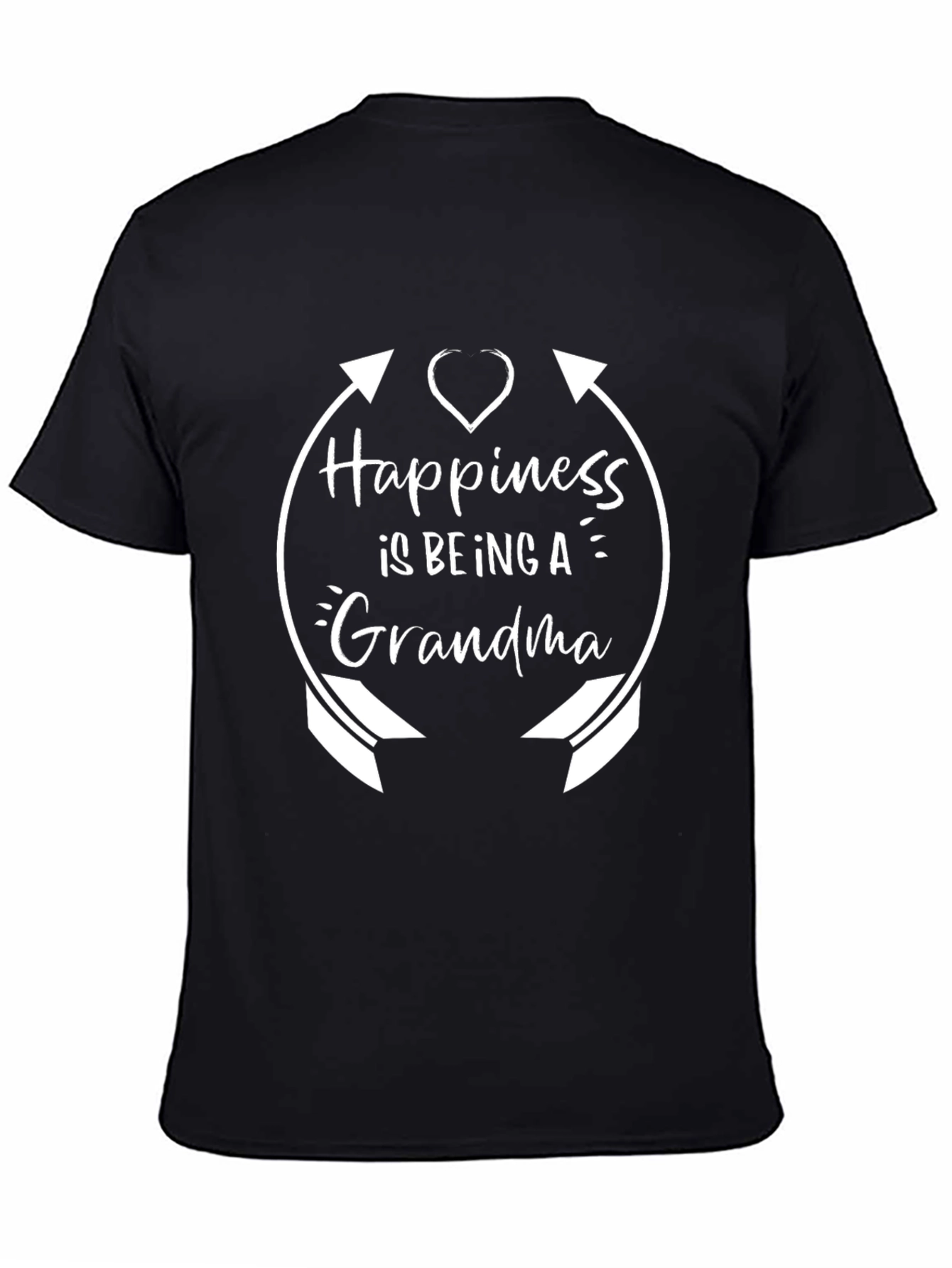 Black Happiness is Being a Grandma T-Shirt view 4